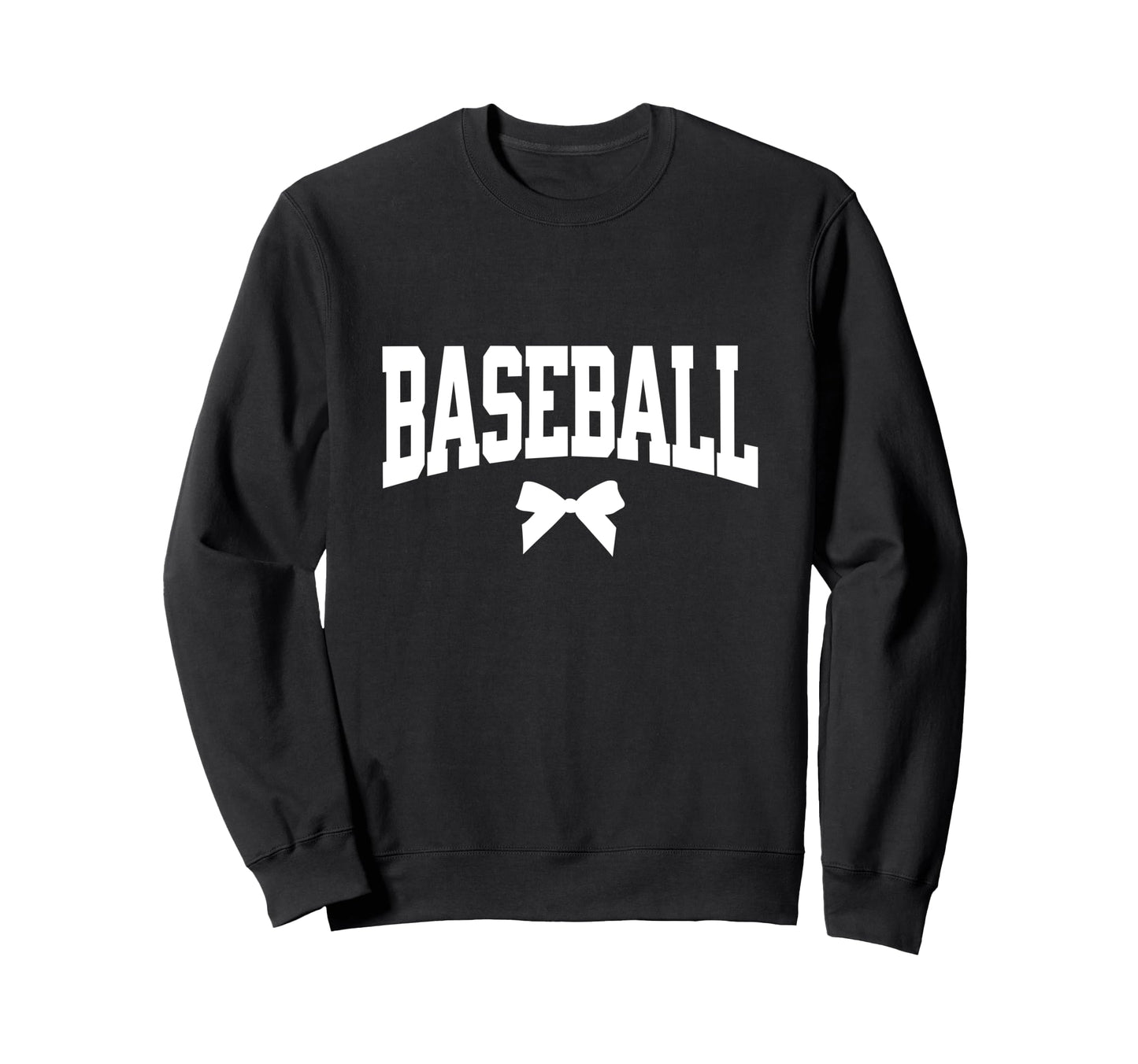 Baseball Bow Baseball Mom Coach Gift Sweatshirt - Unique Graphic Men Women - T-Shirt, Sweatshirt, Hoodie