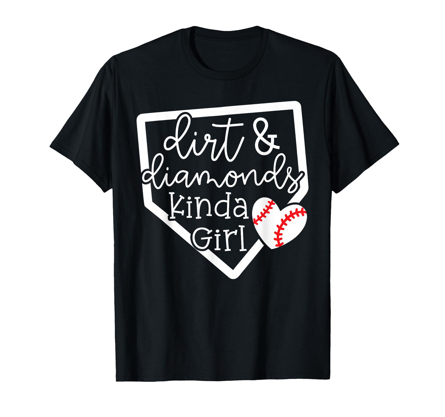 Dirt And Diamonds Kinda Baseball T-Shirt - Unique Graphic for Adults - T-Shirt, Sweatshirt, Hoodie