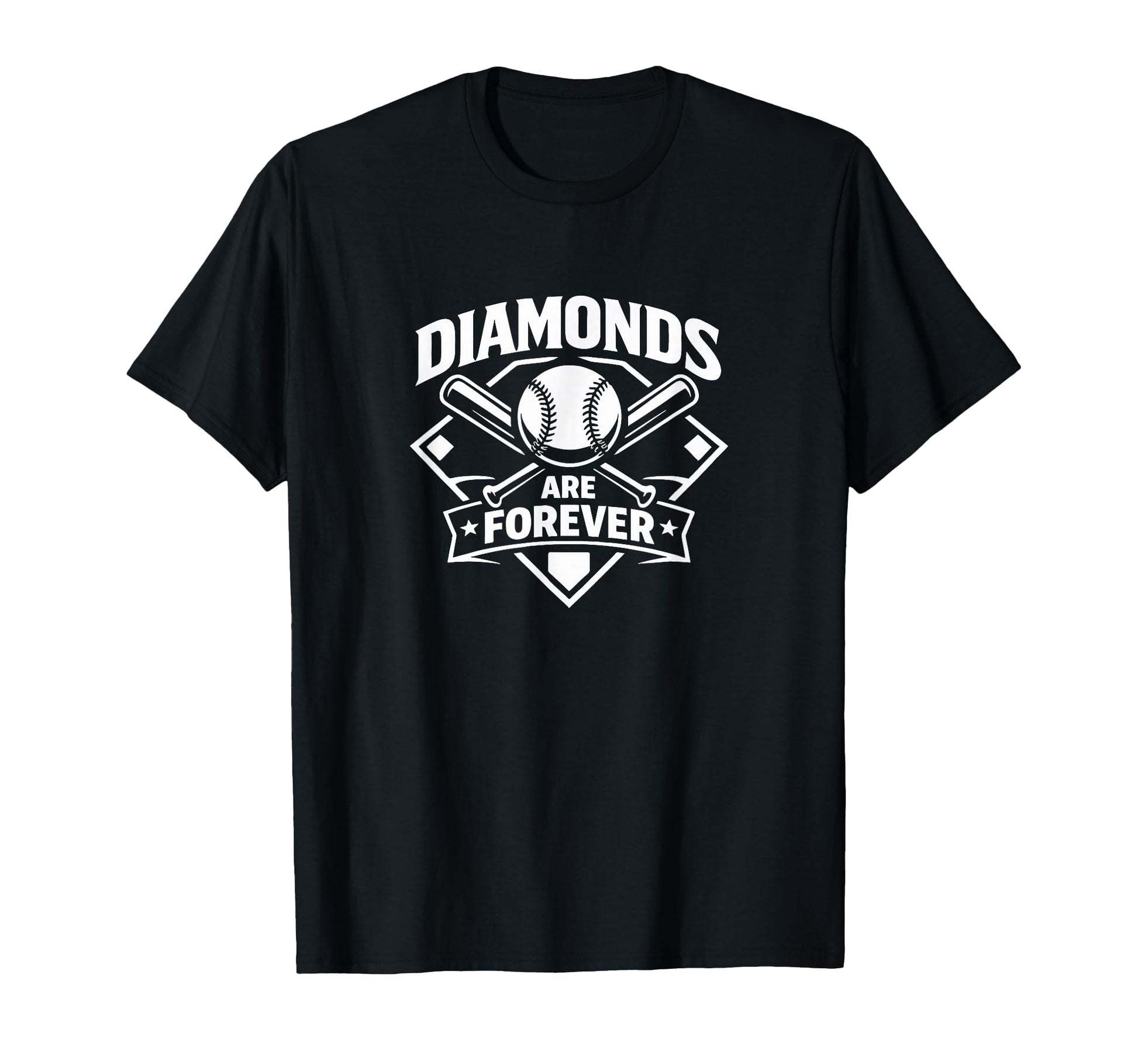 Diamonds Are Forever Baseball T-Shirt - Casual Everyday Wear Unisex - T-Shirt, Sweatshirt, Hoodie
