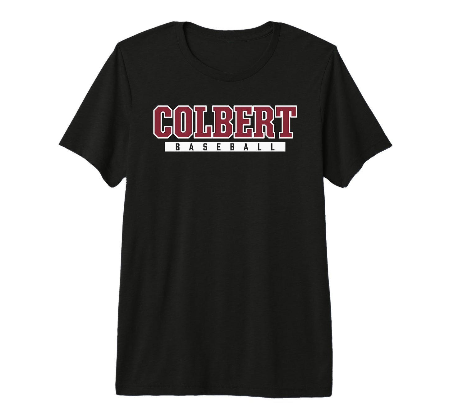Colbert High School Baseball Tri Blend T-Shirt - Trendy Graphic Unisex - T-Shirt, Sweatshirt, Hoodie