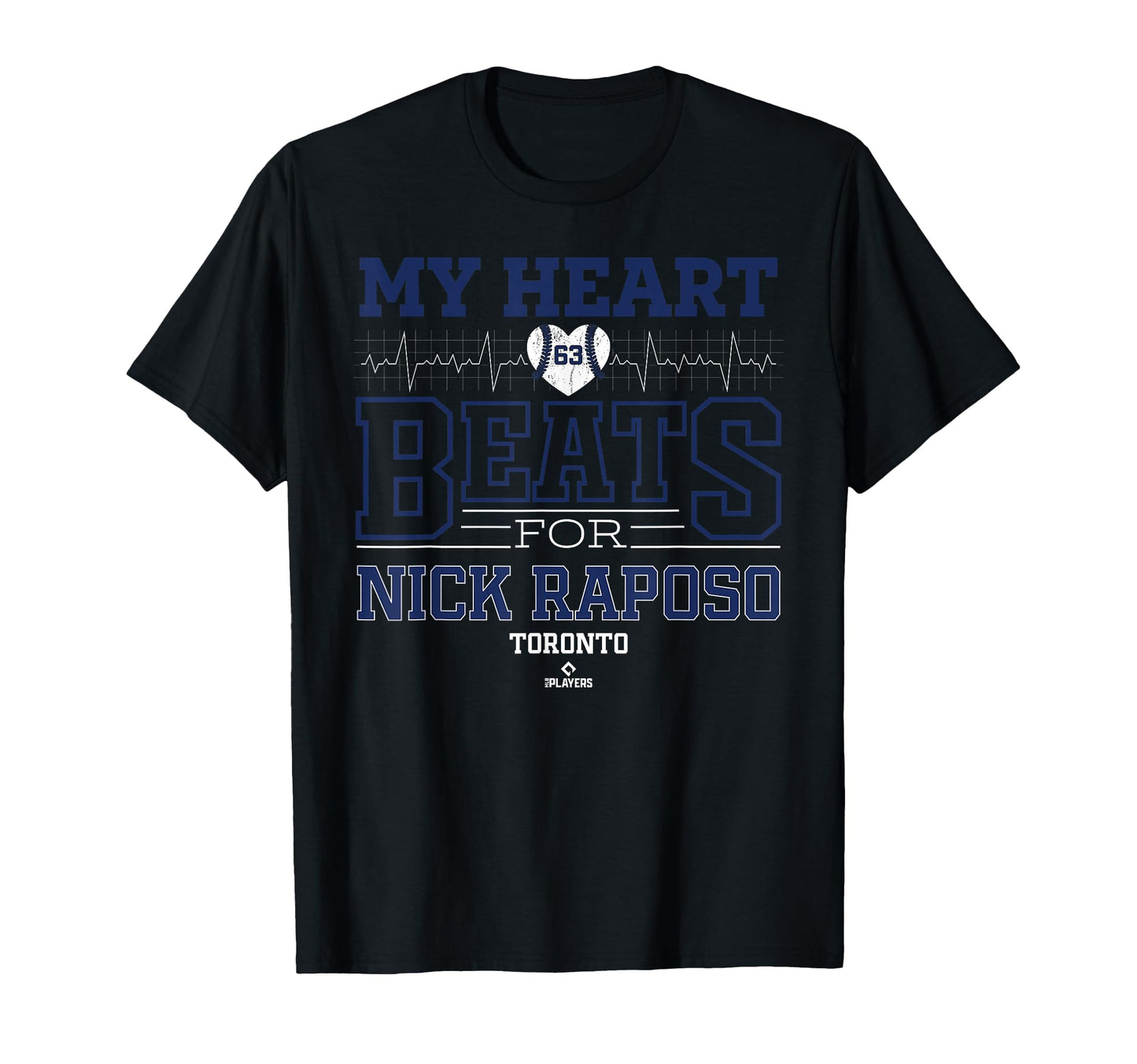 My Heart Beats Nick Raposo Toronto T-Shirt - Novelty Apparel Unisex - T-Shirt, Sweatshirt, Hoodie