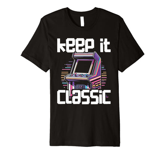 80S Arcade Nostalgia Pixel Art Video T-Shirt - Graphic Print Men Women - T-Shirt, Sweatshirt, Hoodie