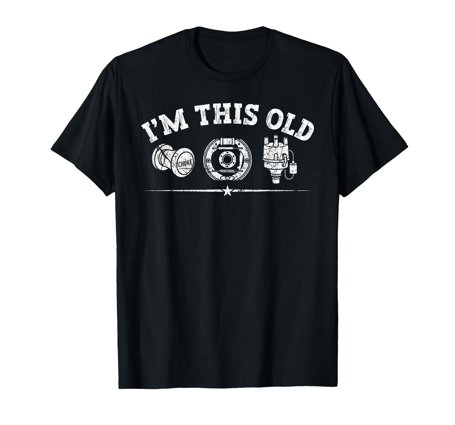 Im This Old Funny Car Mechanic Car T-Shirt - Custom Art Print Unisex - T-Shirt, Sweatshirt, Hoodie