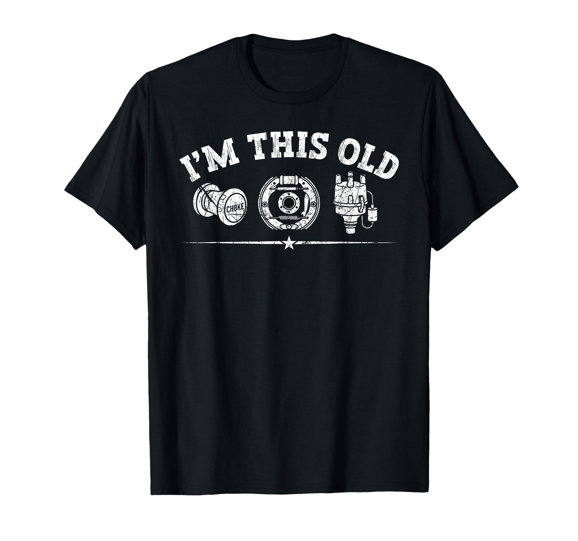 Im This Old Funny Car Mechanic Car T-Shirt - Custom Art Print Unisex - T-Shirt, Sweatshirt, Hoodie