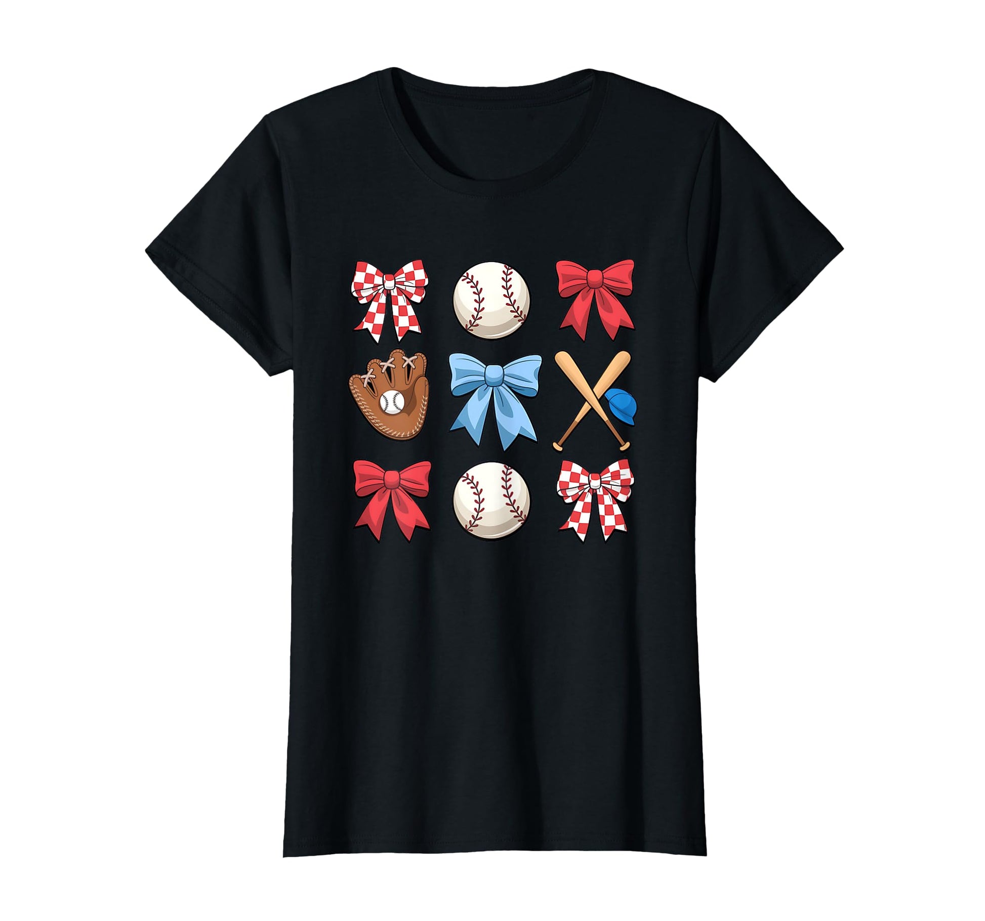 Baseball Sister Coquette Bow Mothers T-Shirt - Trendy Graphic Men Women - T-Shirt, Sweatshirt, Hoodie