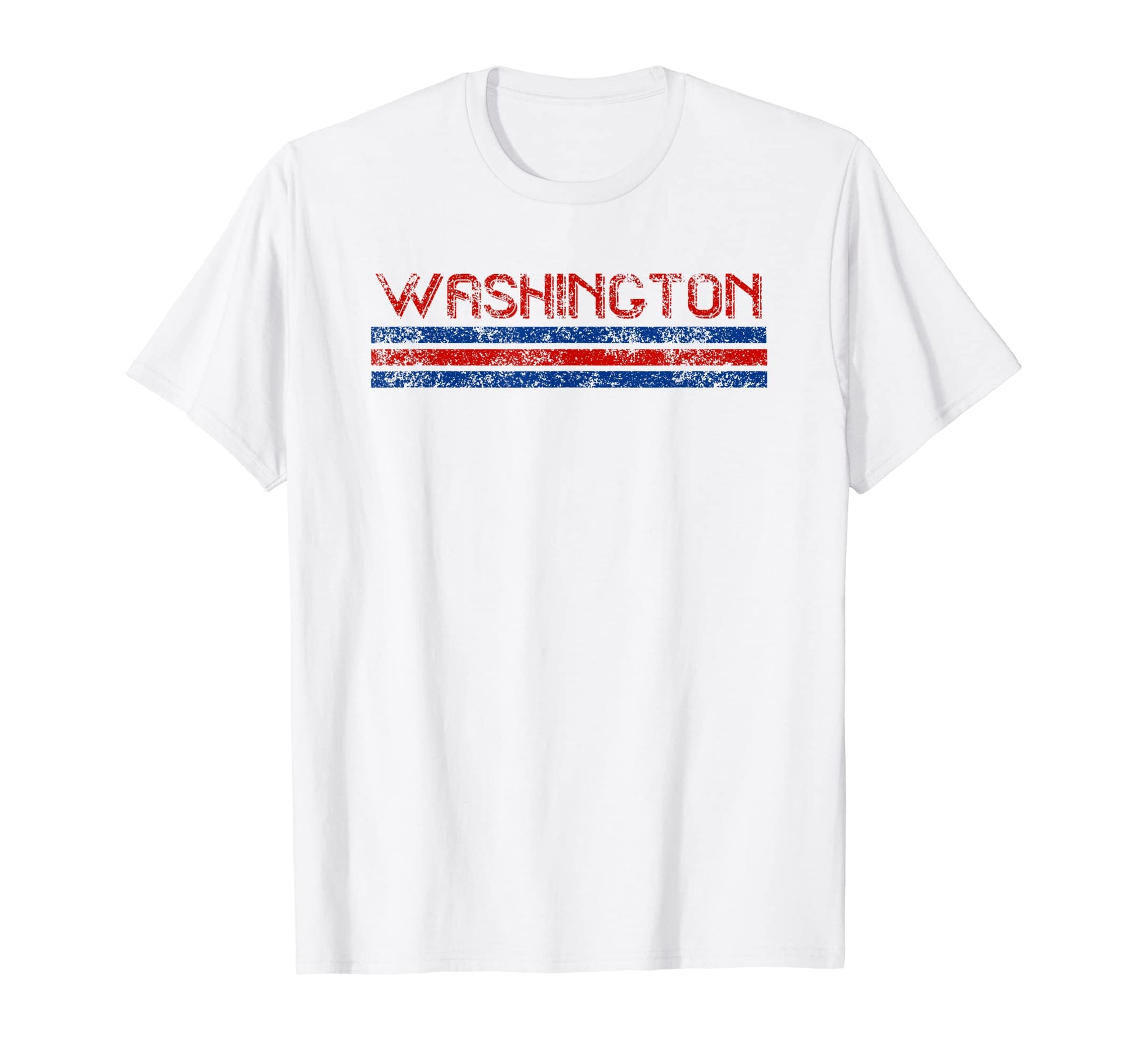 Washington D C Weathered Stripe T-Shirt - Novelty Apparel for Adults - T-Shirt, Sweatshirt, Hoodie