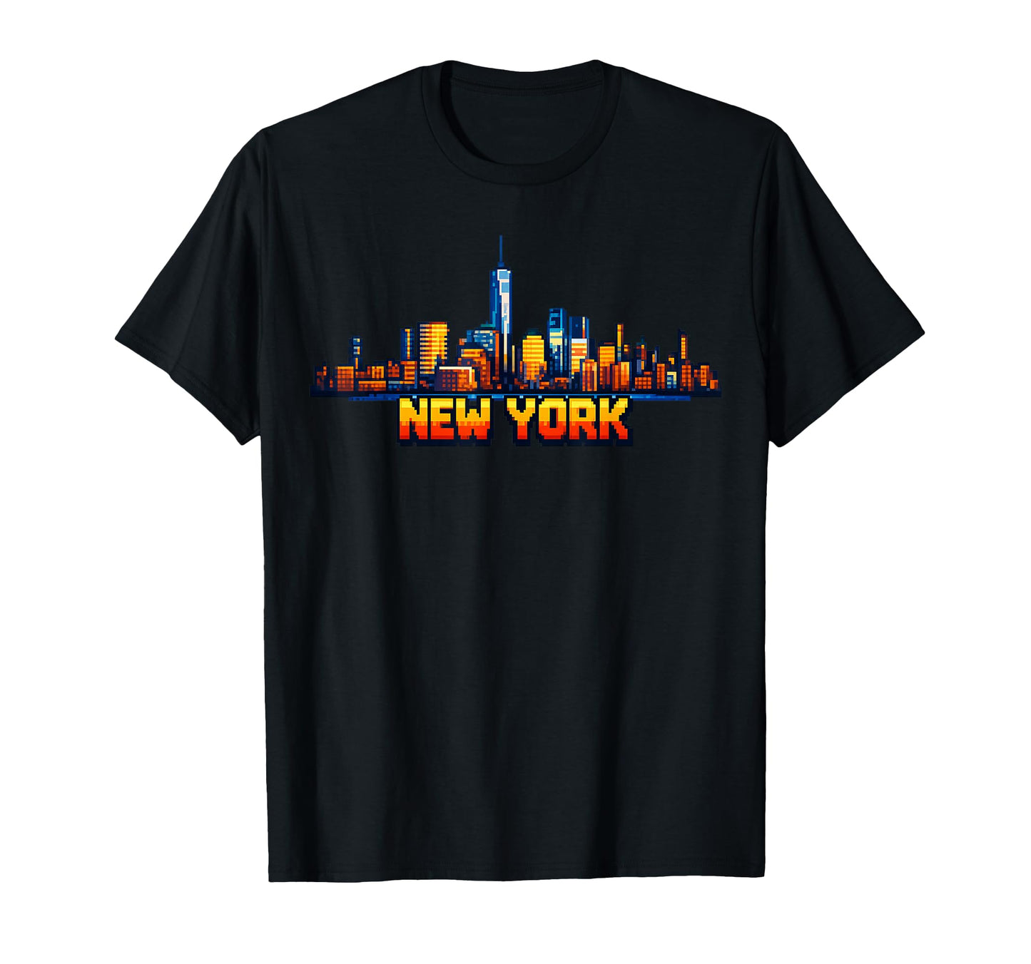 New York 8 Bit Video Arcade Gamer T-Shirt - Aesthetic Graphic Men Women - T-Shirt, Sweatshirt, Hoodie
