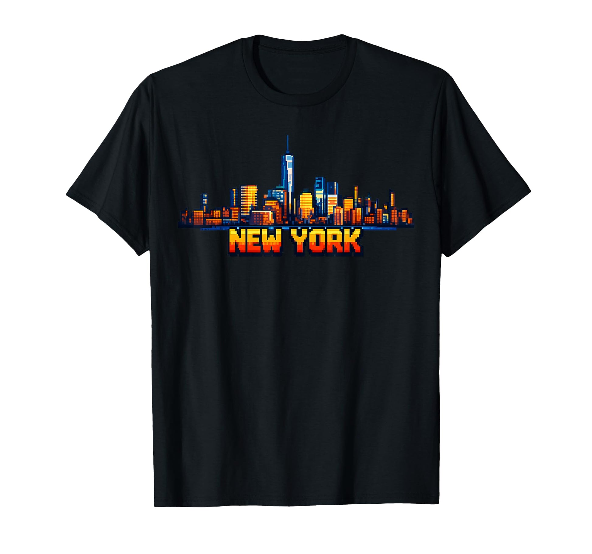 New York 8 Bit Video Arcade Gamer T-Shirt - Aesthetic Graphic Men Women - T-Shirt, Sweatshirt, Hoodie