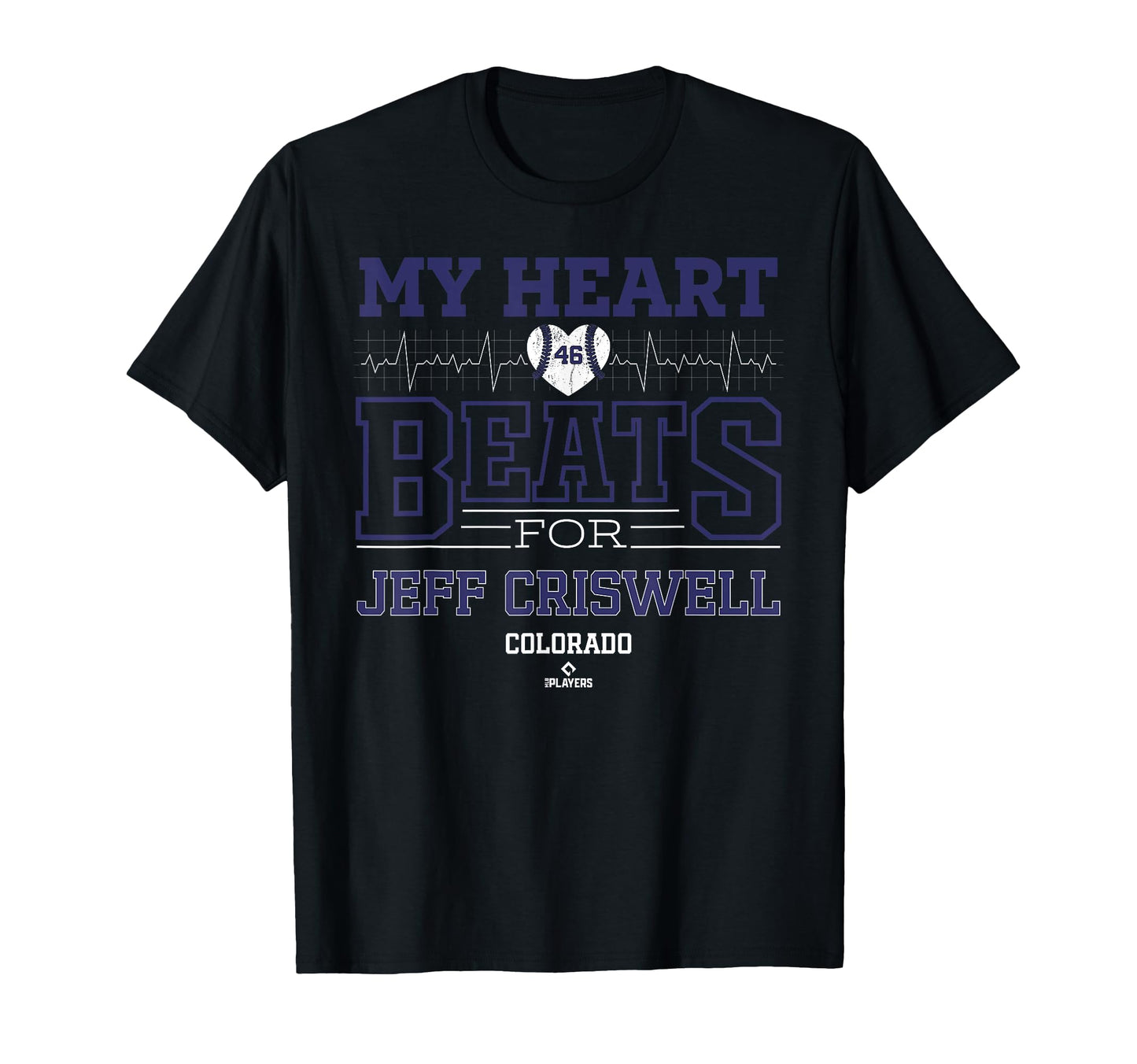 My Heart Beats Jeff Criswell T-Shirt - Aesthetic Graphic for Adults - T-Shirt, Sweatshirt, Hoodie