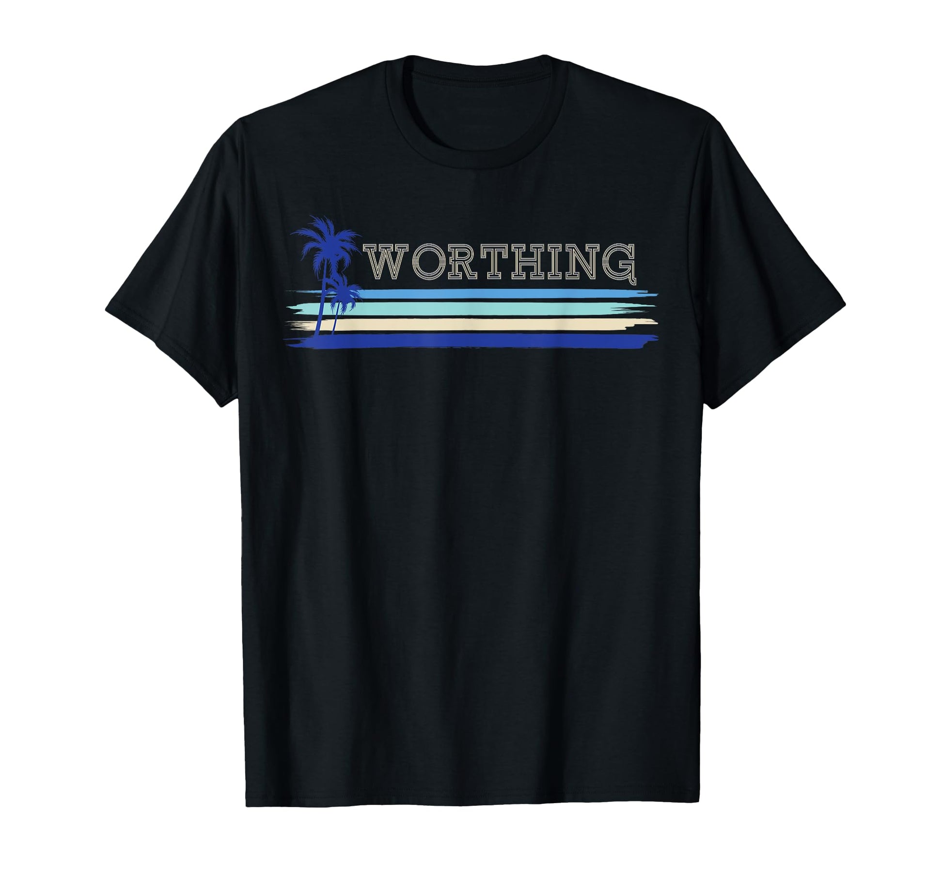 Worthing West Sussex Seaside Holiday T-Shirt - Minimalist Print for Adults - T-Shirt, Sweatshirt, Hoodie