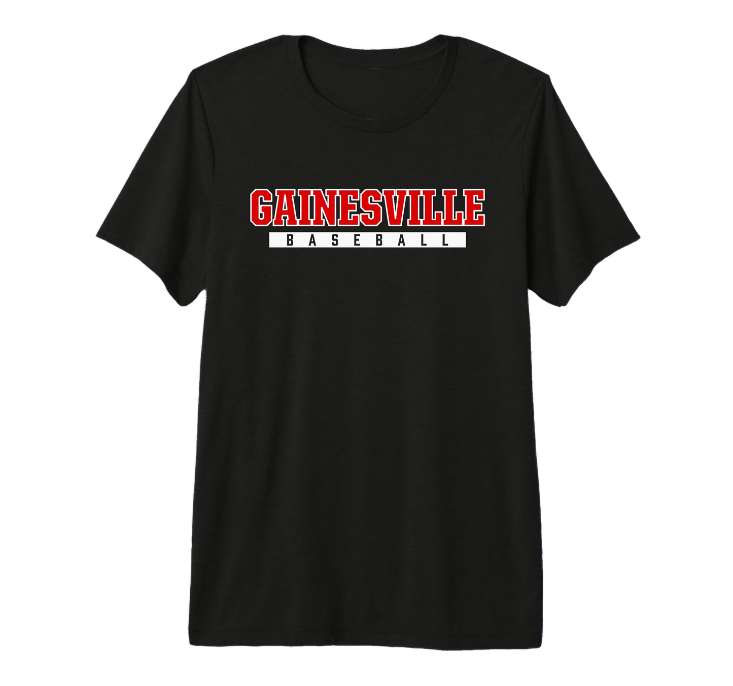Gainesville High School Baseball Tri T-Shirt - Novelty Apparel Men Women - T-Shirt, Sweatshirt, Hoodie