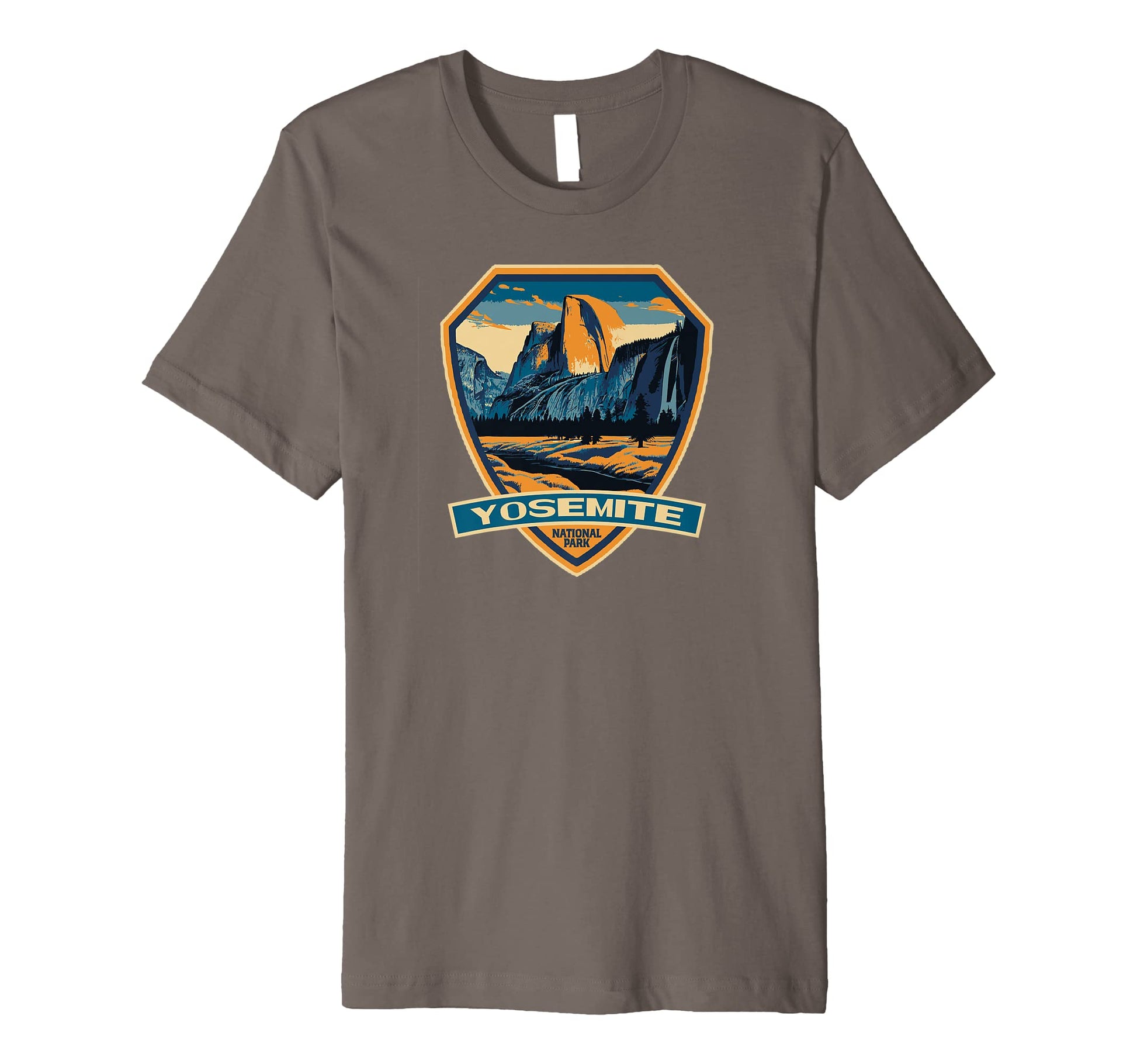 Yosemite National Park Wpa Badge T-Shirt - Minimalist Print Men Women - T-Shirt, Sweatshirt, Hoodie