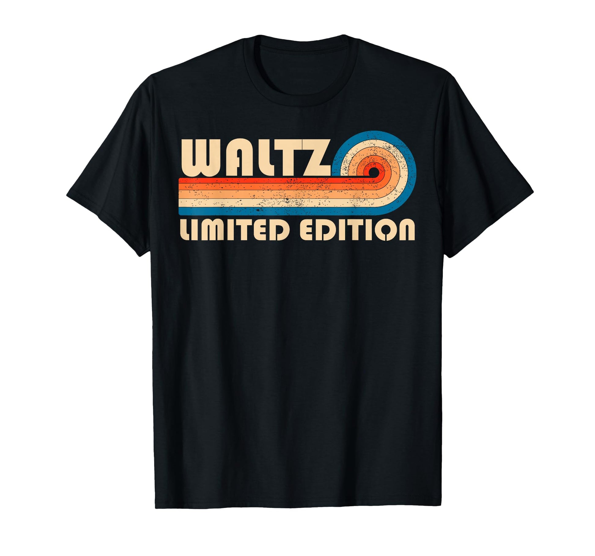 Waltz 70S 80S Sunset Stripe T-Shirt - Casual Everyday Wear Unisex - T-Shirt, Sweatshirt, Hoodie