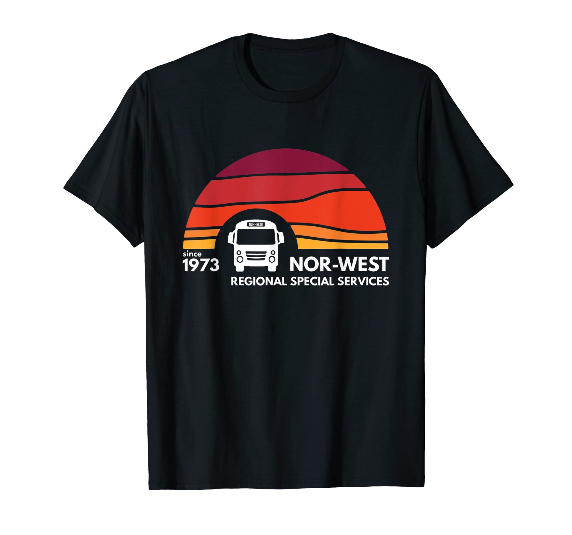 Nor West Bus Sunset T-Shirt - Aesthetic Graphic Men Women - T-Shirt, Sweatshirt, Hoodie