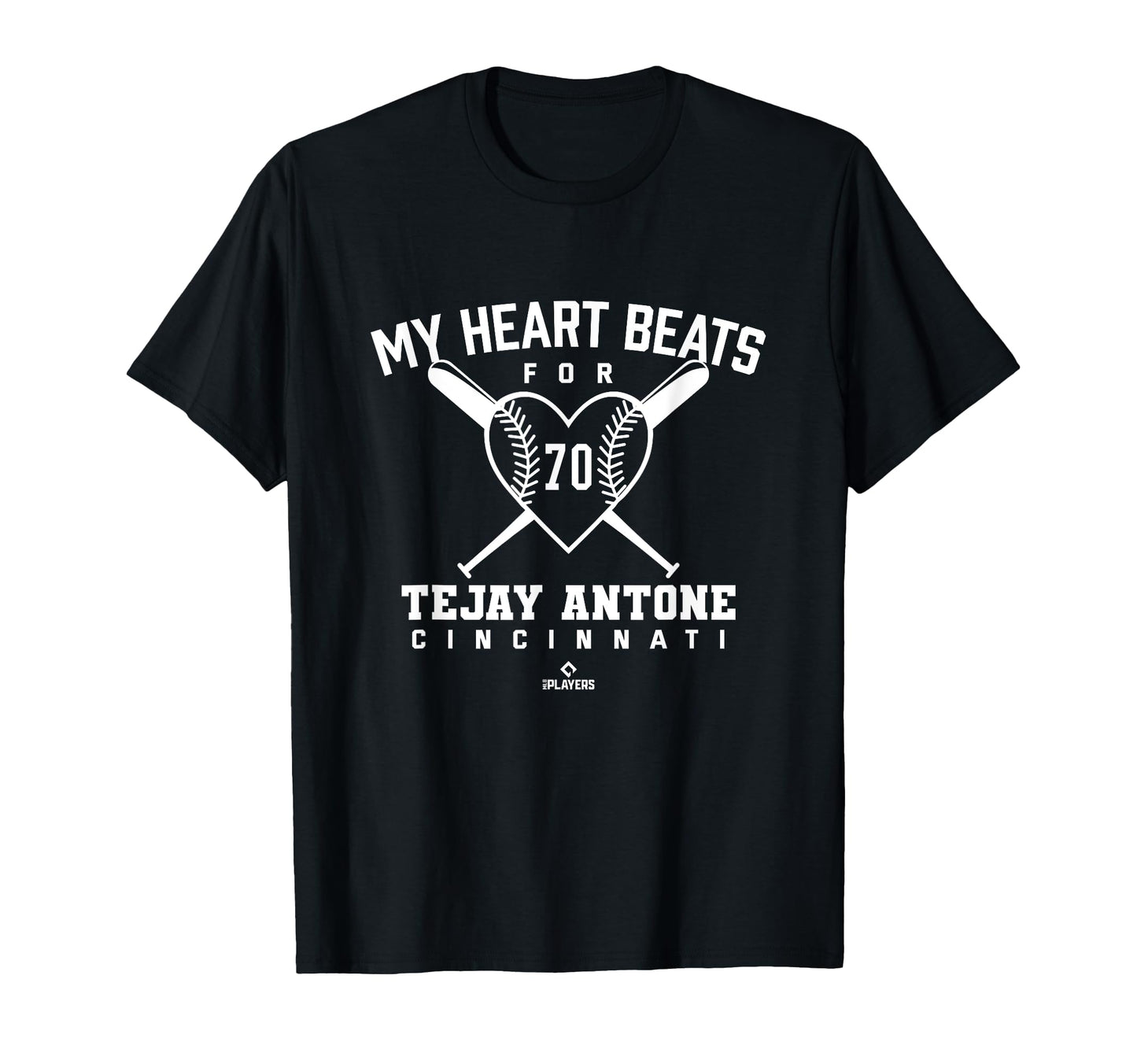 My Heart Beats Tejay Antone Baseball T-Shirt - Fun Novelty Design Unisex - T-Shirt, Sweatshirt, Hoodie