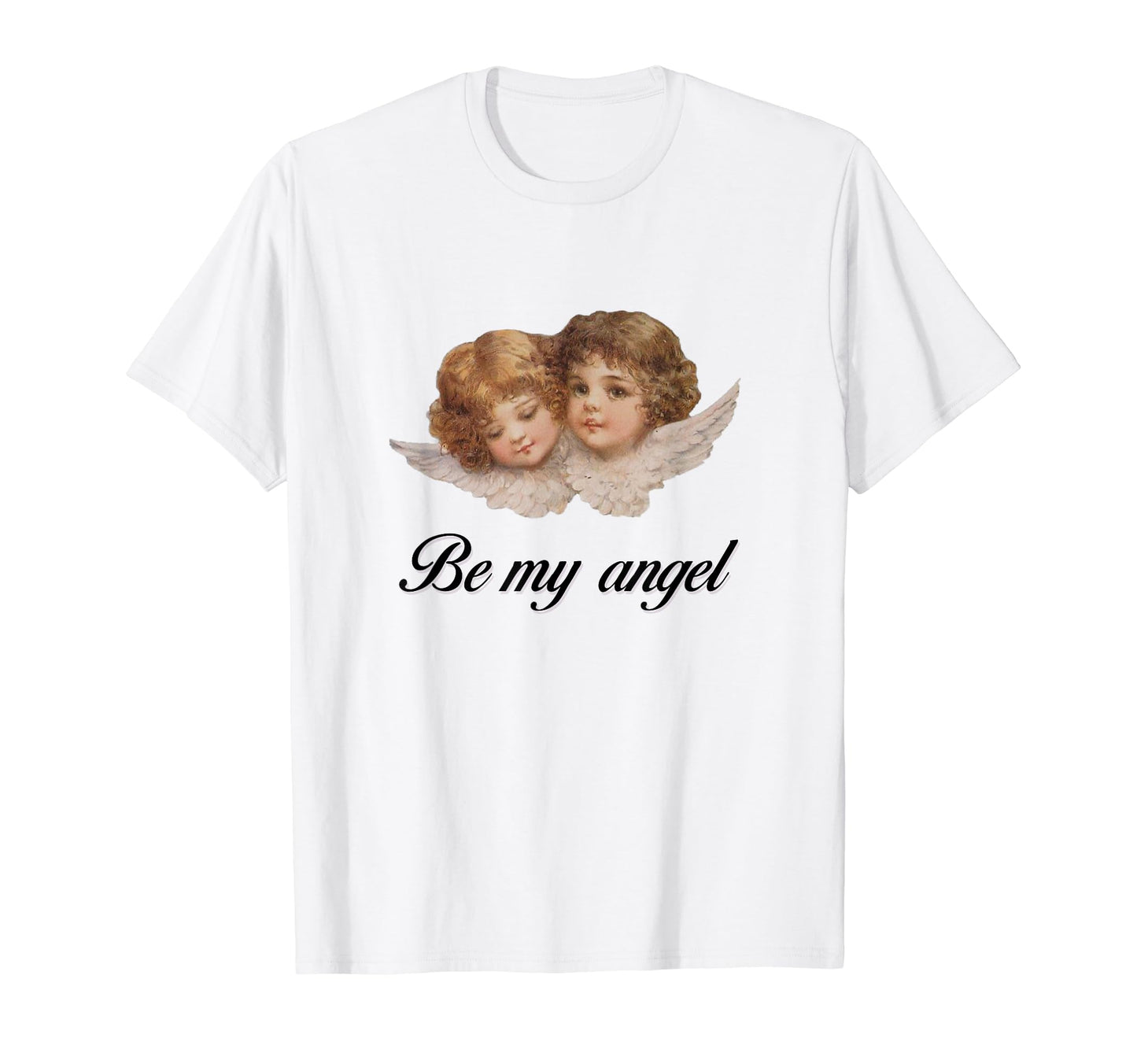 Angel Coquette Girlcore Y2K Aesthetic T-Shirt - Trendy Graphic Men Women - T-Shirt, Sweatshirt, Hoodie