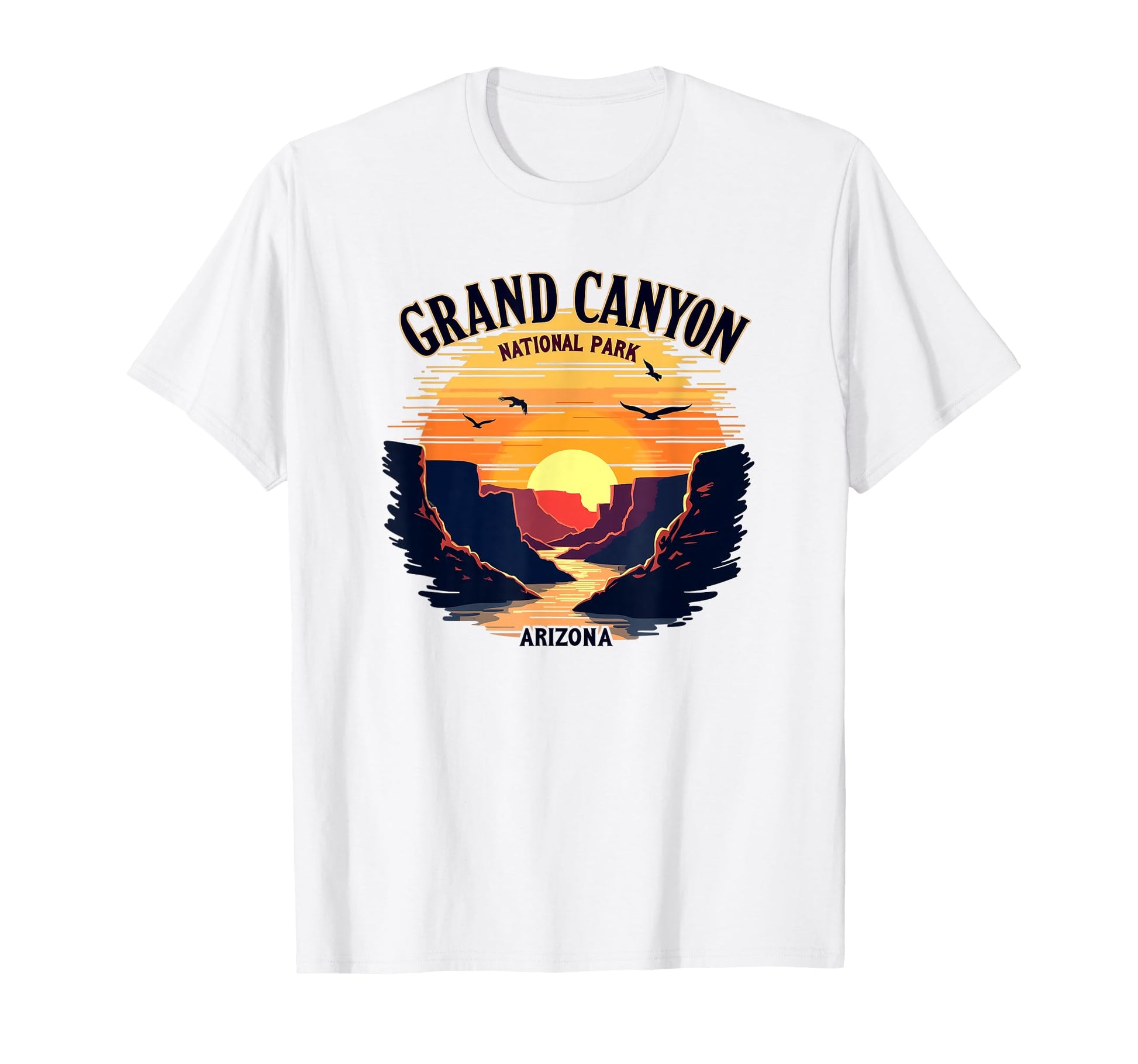 Grand Canyon National Park Scene T-Shirt - Graphic Print Men Women - T-Shirt, Sweatshirt, Hoodie