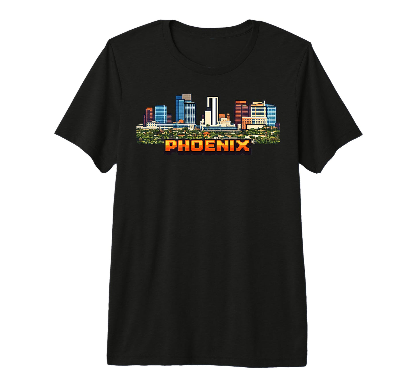 Phoenix 8 Bit Video Arcade Gamer T-Shirt - Casual Everyday Wear Men Women - T-Shirt, Sweatshirt, Hoodie