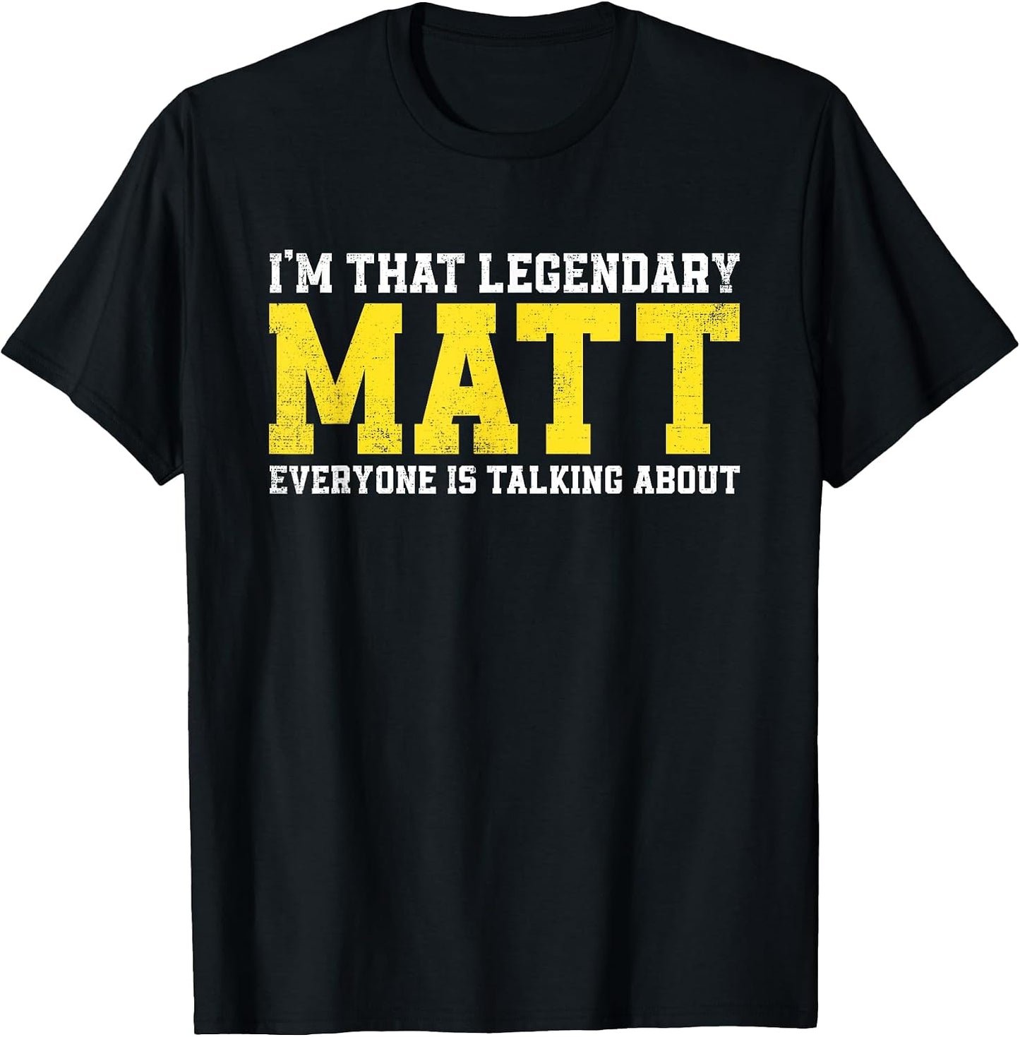 Funny Matt Personal Name Holiday Present Idea - Adult & Kids T-Shirts, Sweatshirts & Hoodies apparel design preview 1