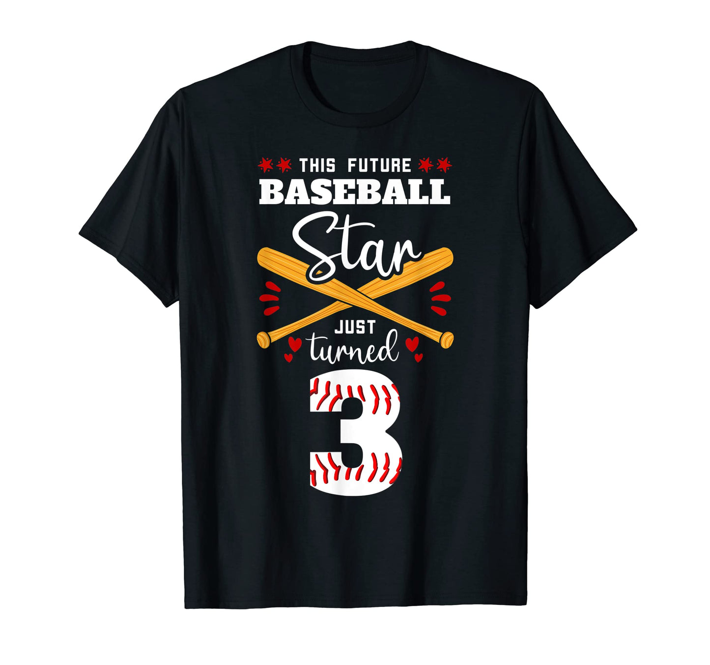 This Future Baseball Star Just Turned T-Shirt - Novelty Apparel Men Women - T-Shirt, Sweatshirt, Hoodie