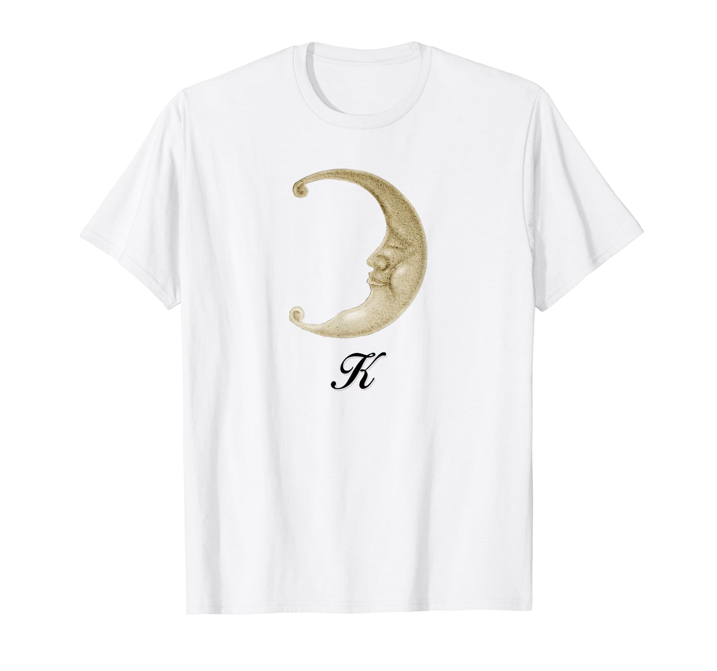 Moon K Coquette Girlcore Y2K Aesthetic T-Shirt - Minimalist Print Unisex - T-Shirt, Sweatshirt, Hoodie