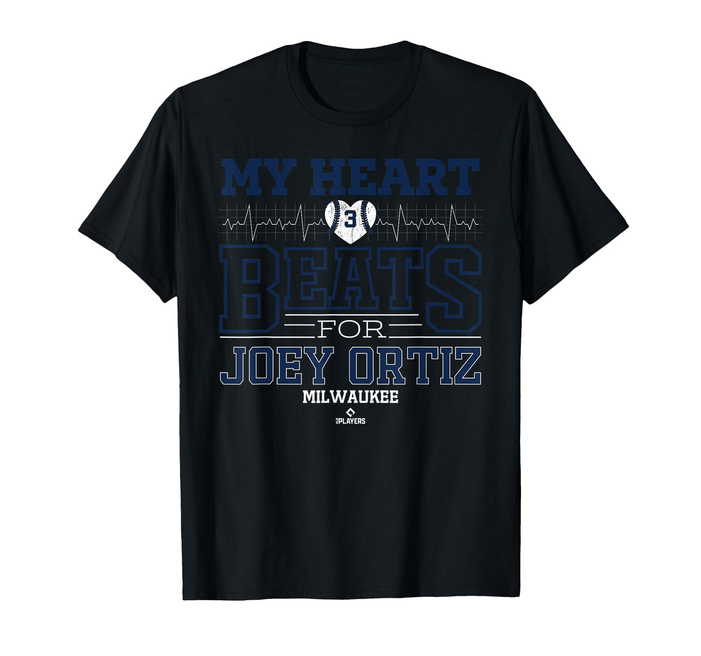 My Heart Beats Joey Ortiz Milwaukee T-Shirt - Graphic Print for Adults - T-Shirt, Sweatshirt, Hoodie