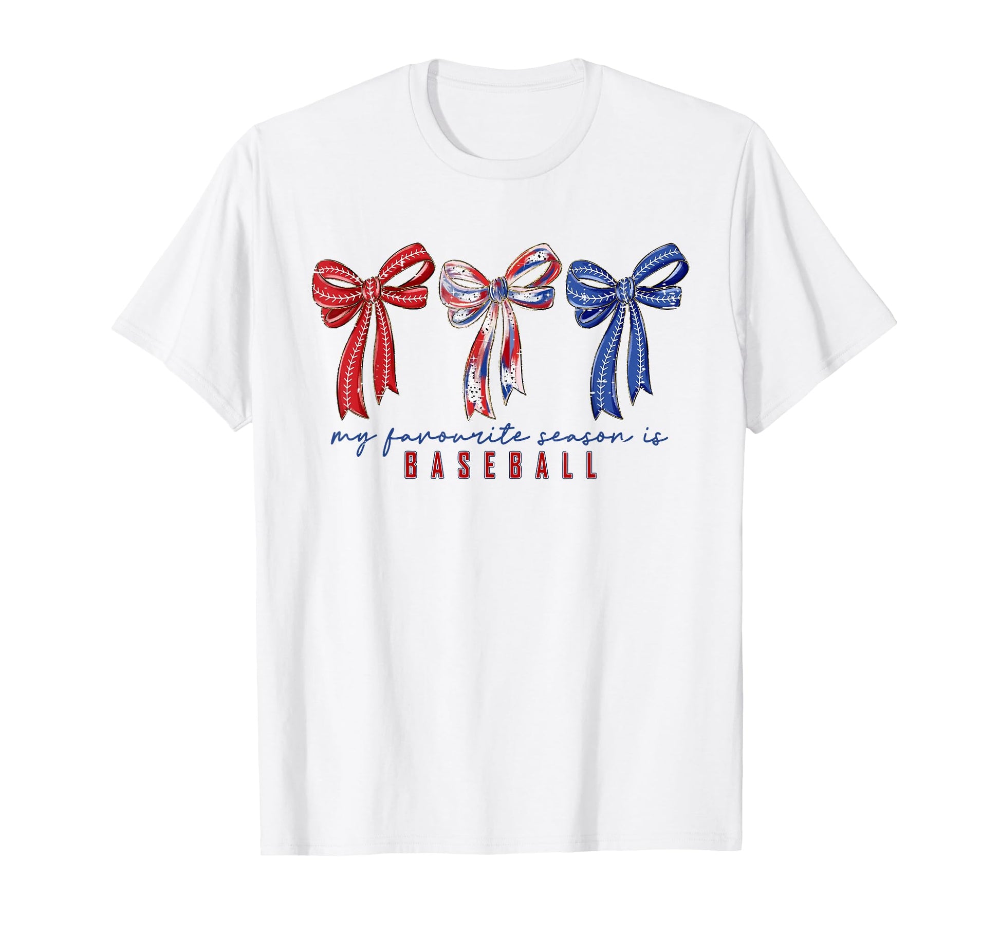 Coquette Bow Funny My Favorite Season Is T-Shirt - Graphic Print Men Women - T-Shirt, Sweatshirt, Hoodie