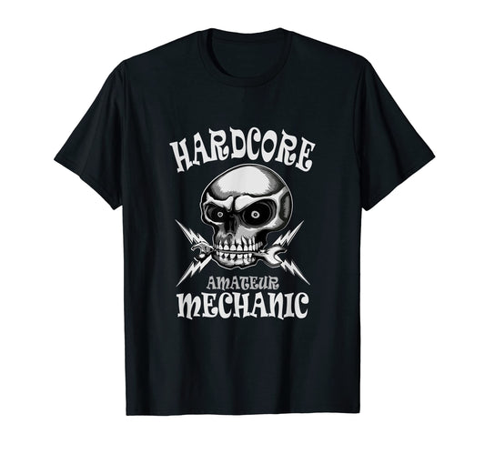 Amateur Mechanic Car Show Garage T-Shirt - Aesthetic Graphic for Adults - T-Shirt, Sweatshirt, Hoodie