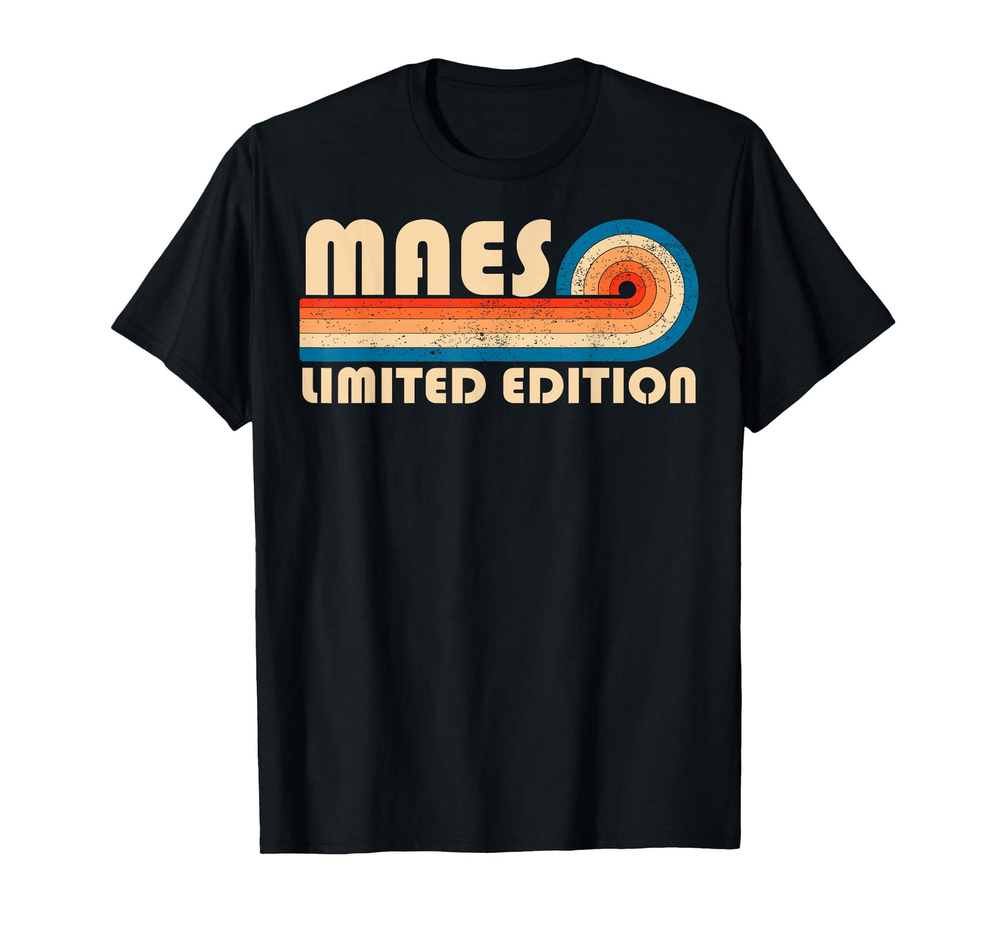 Maes 70S 80S Sunset Stripe T-Shirt - Graphic Print Men Women - T-Shirt, Sweatshirt, Hoodie