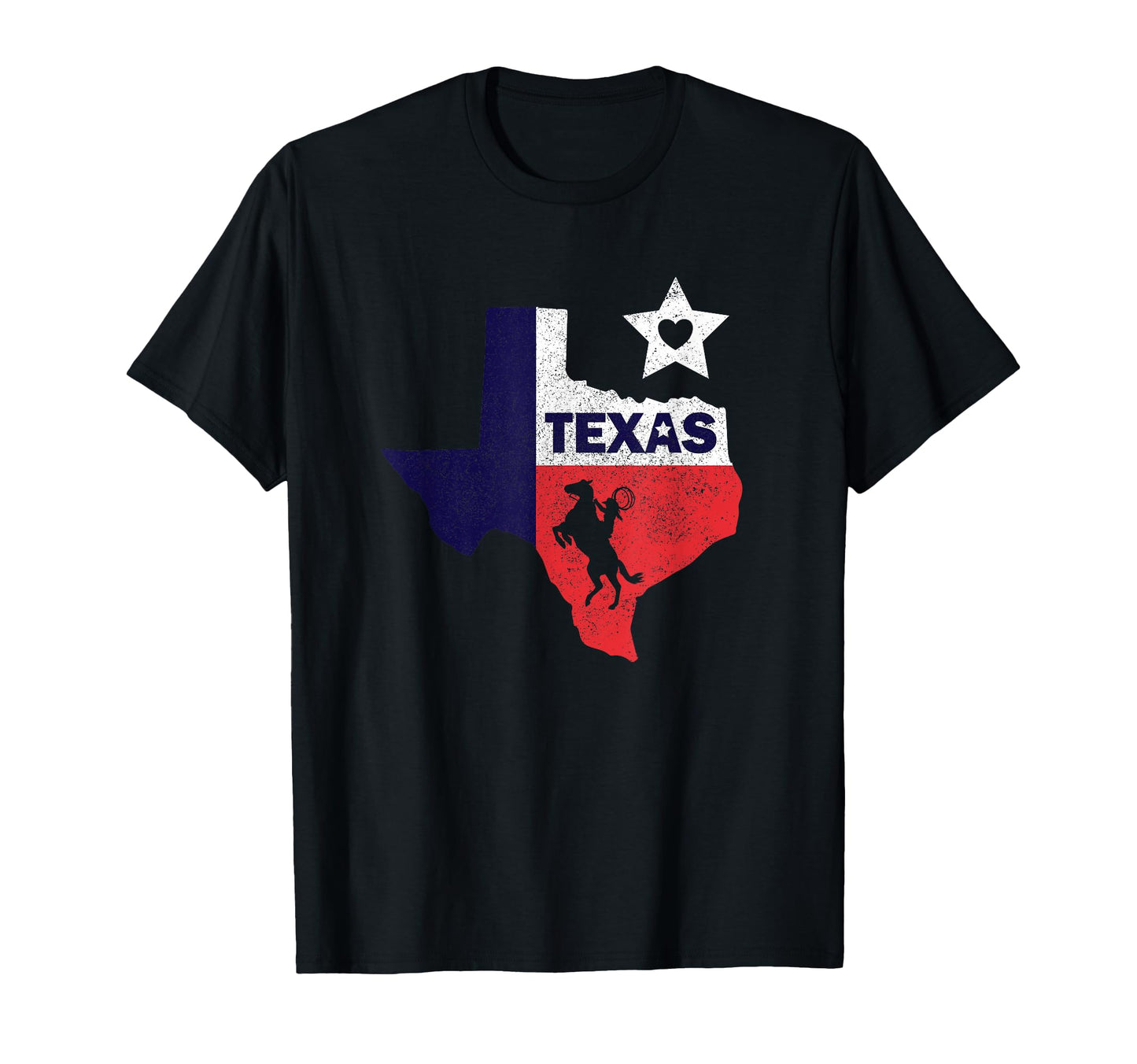 Texas Lone Star State Horse T-Shirt - Casual Everyday Wear Men Women - T-Shirt, Sweatshirt, Hoodie