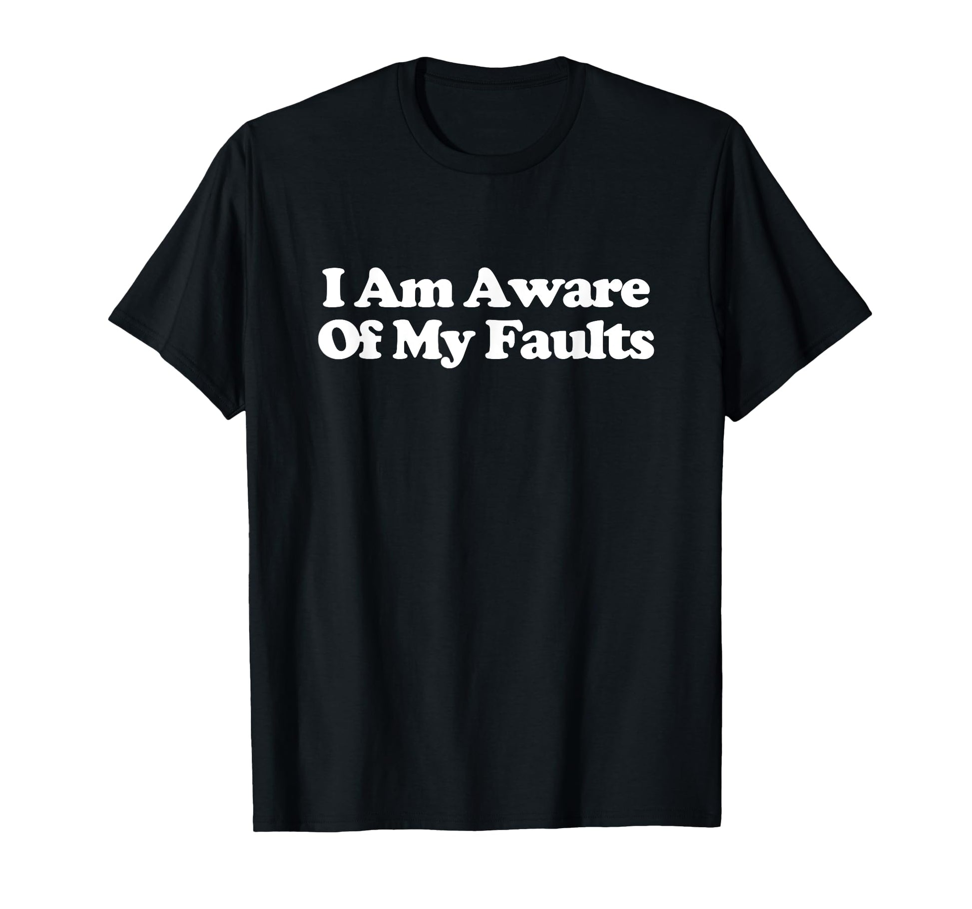 I Am Aware My Faults Y2K Aesthetic Trendy T-Shirt - Graphic Print Unisex - T-Shirt, Sweatshirt, Hoodie