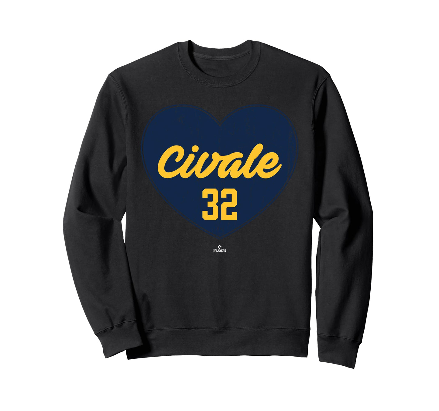Distressed Heart Aaron Civale Sweatshirt - Trendy Graphic Men Women - T-Shirt, Sweatshirt, Hoodie
