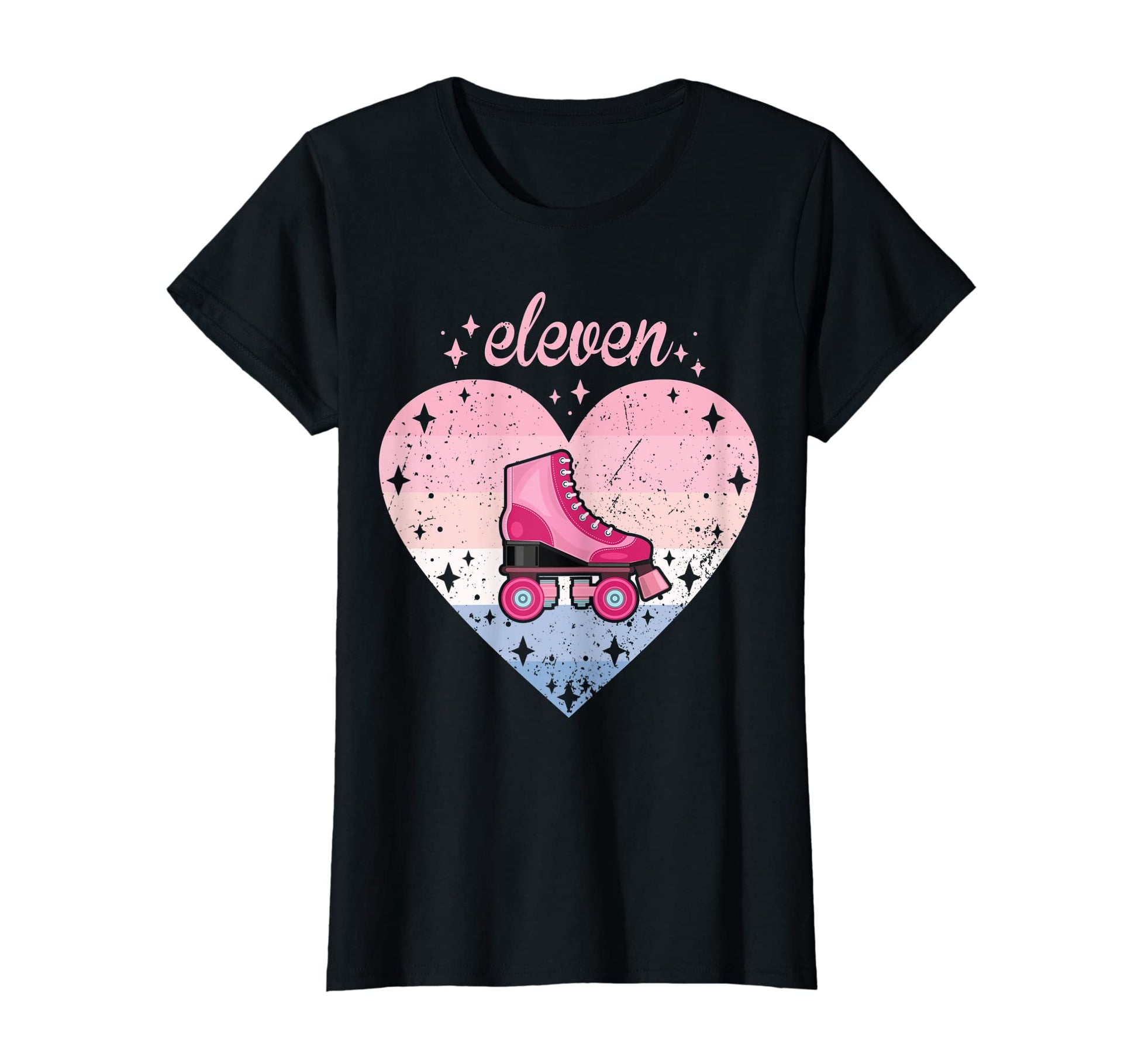 11 Year Old Roller Skating Birthday T-Shirt - Minimalist Print Men Women - T-Shirt, Sweatshirt, Hoodie