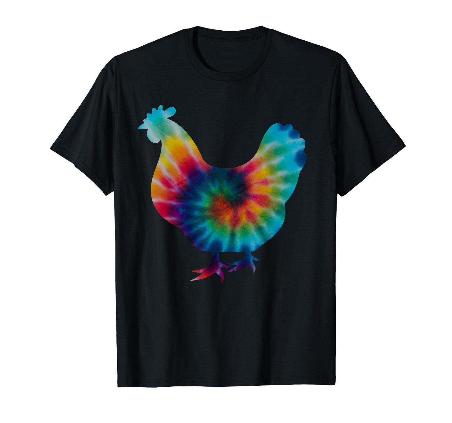 Funny Chicken Tie Dye Psychedelic T-Shirt - Streetwear Style for Adults - T-Shirt, Sweatshirt, Hoodie