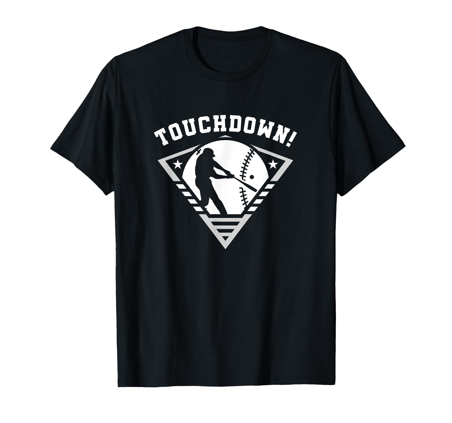 Touchdown Baseball Its Home Run Homer T-Shirt - Custom Art Print Men Women - T-Shirt, Sweatshirt, Hoodie