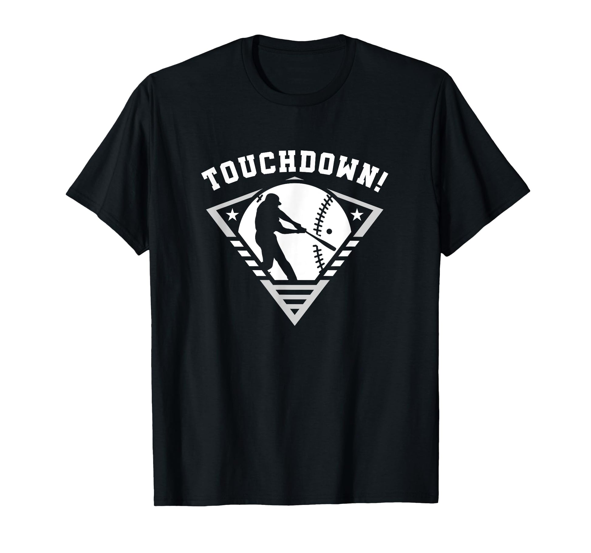 Touchdown Baseball Its Home Run Homer T-Shirt - Custom Art Print Men Women - T-Shirt, Sweatshirt, Hoodie