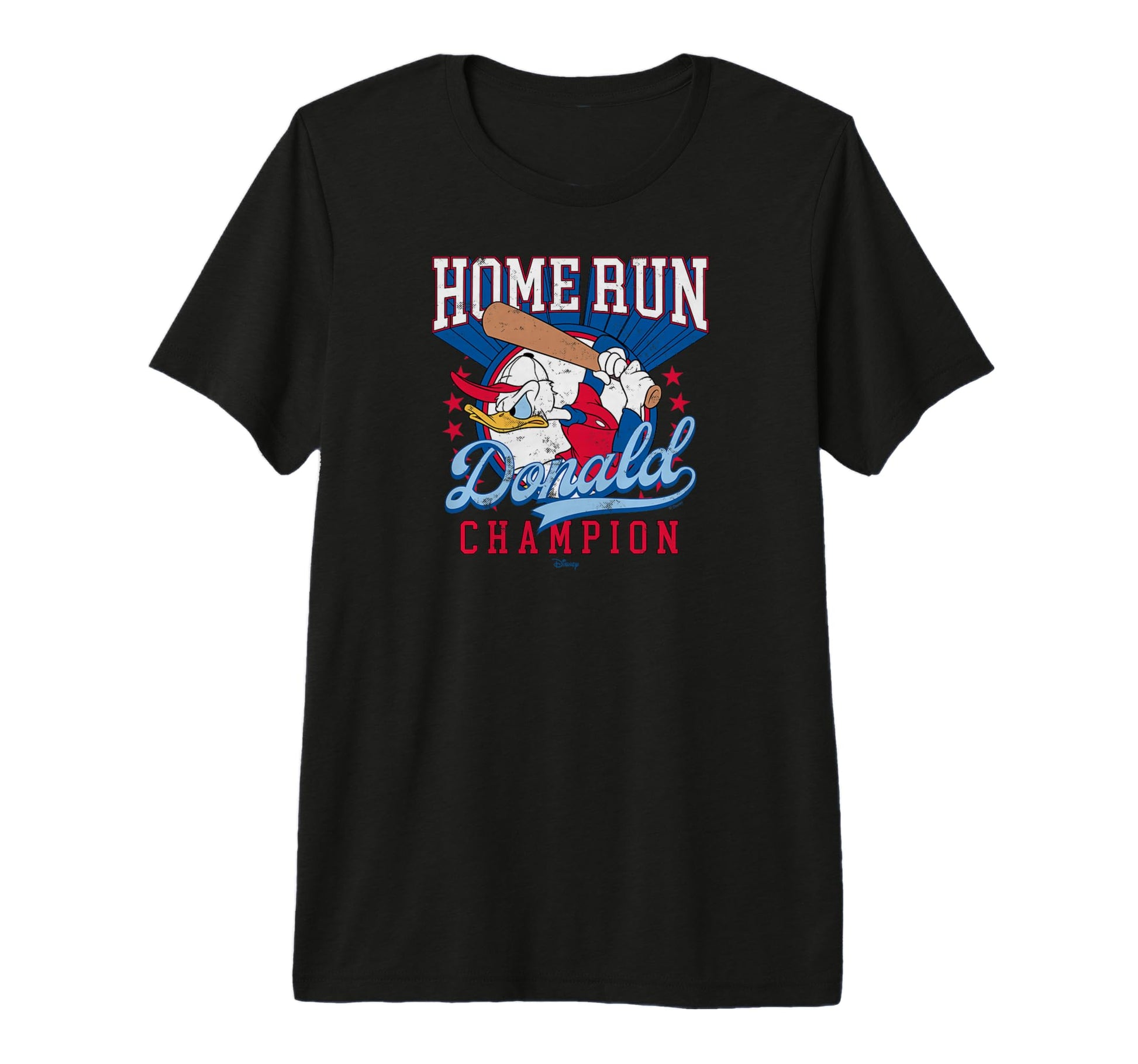 Home Run Donald Us Champion Red White T-Shirt - Custom Art Print Men Women - T-Shirt, Sweatshirt, Hoodie
