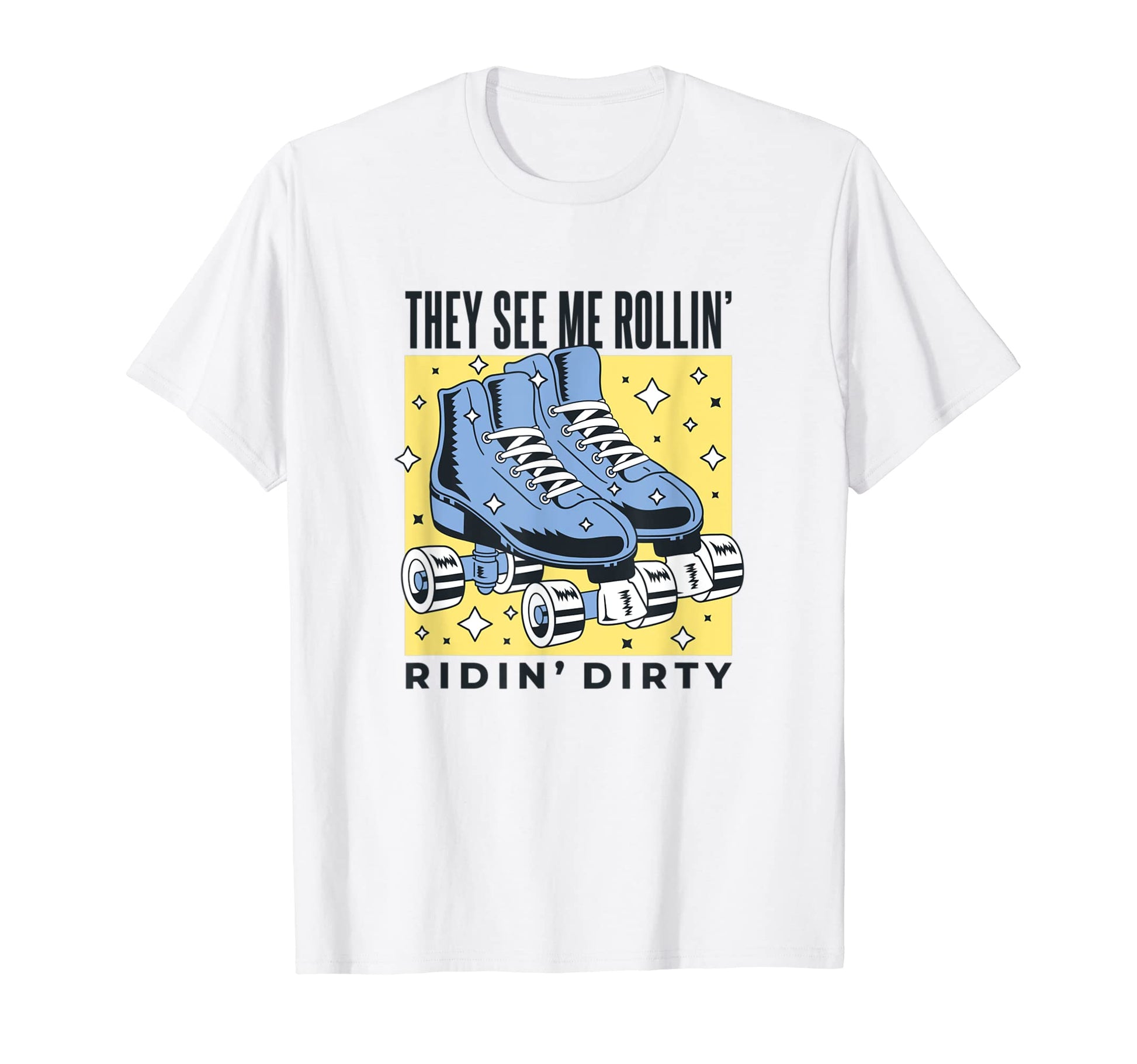 70S And 80S Skating Parody Novelty T-Shirt - Unique Graphic Men Women - T-Shirt, Sweatshirt, Hoodie