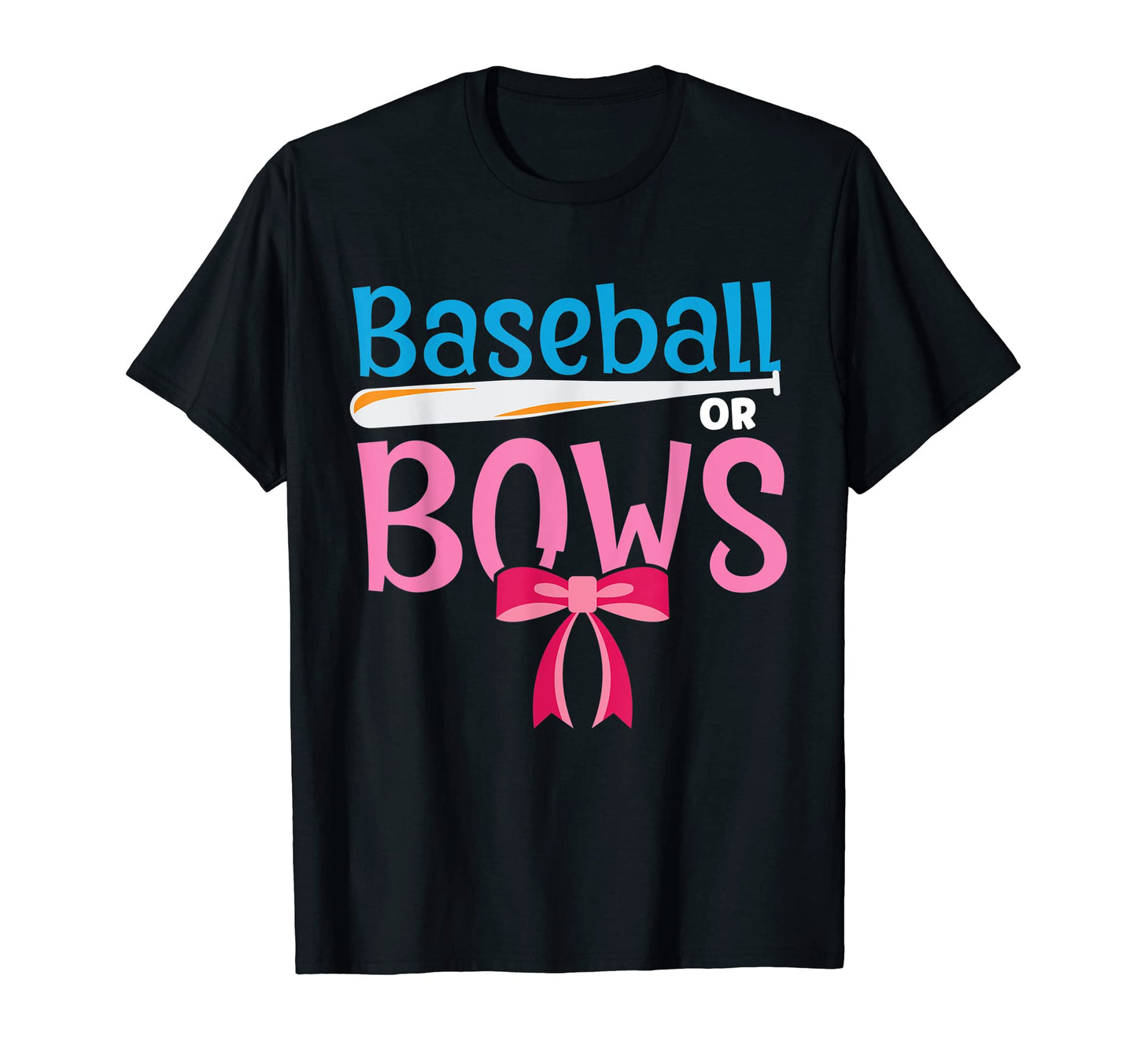 Team Or Team Baseballs Or Bows Gender T-Shirt - Unique Graphic for Adults - T-Shirt, Sweatshirt, Hoodie