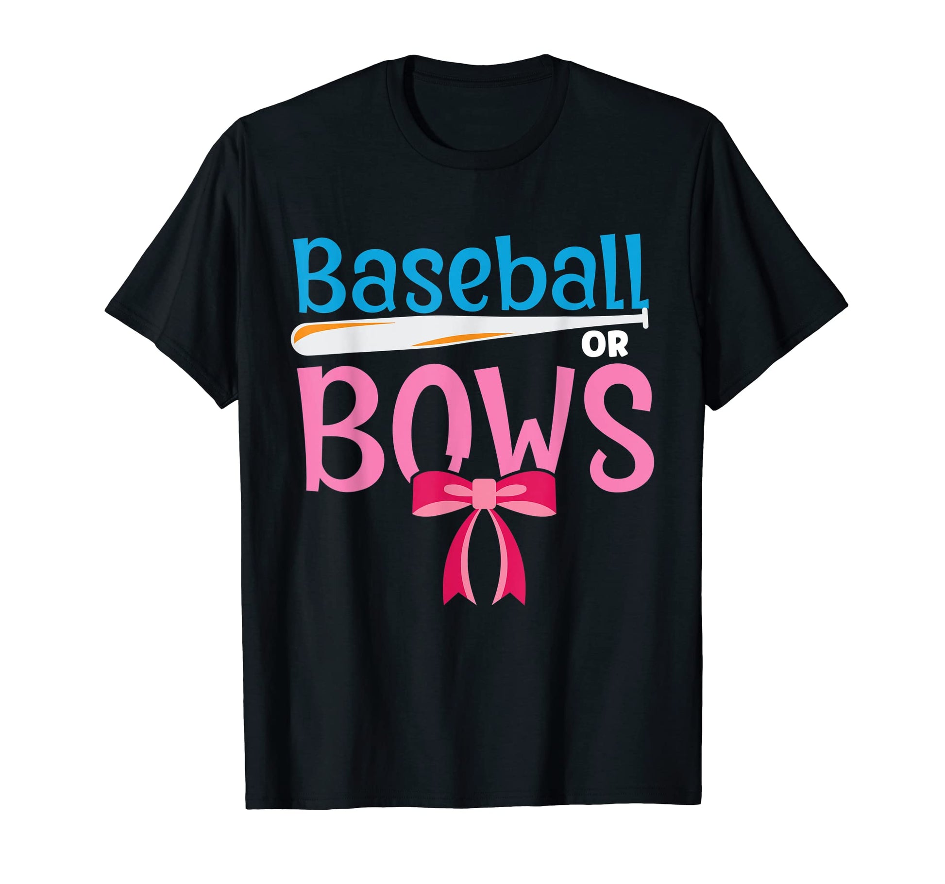 Team Or Team Baseballs Or Bows Gender T-Shirt - Unique Graphic for Adults - T-Shirt, Sweatshirt, Hoodie
