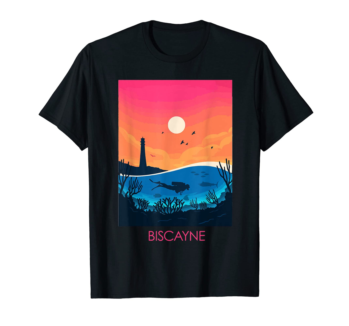 Biscayne National Park Florida Keys T-Shirt - Custom Art Print Men Women - T-Shirt, Sweatshirt, Hoodie