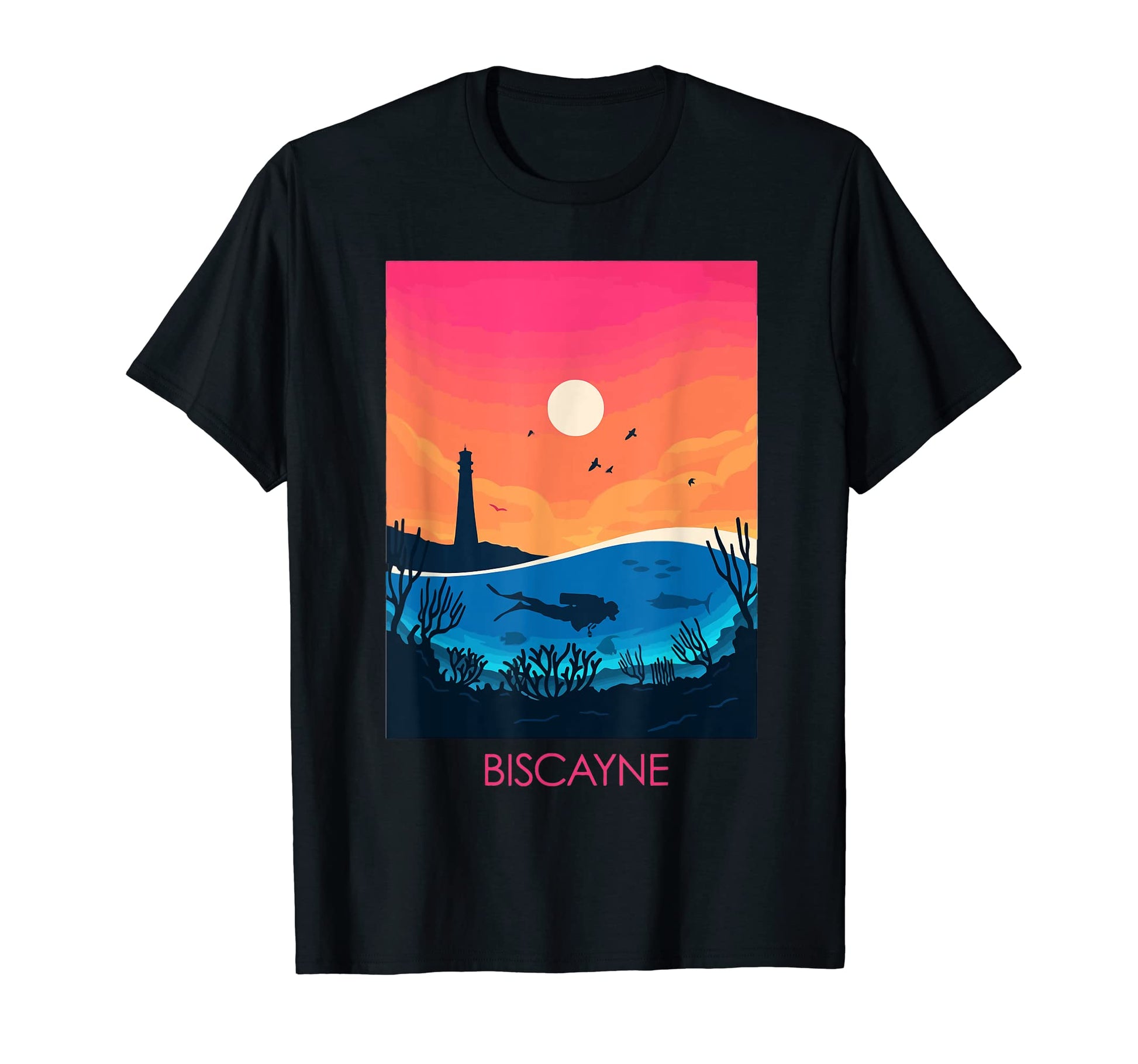 Biscayne National Park Florida Keys T-Shirt - Custom Art Print Men Women - T-Shirt, Sweatshirt, Hoodie