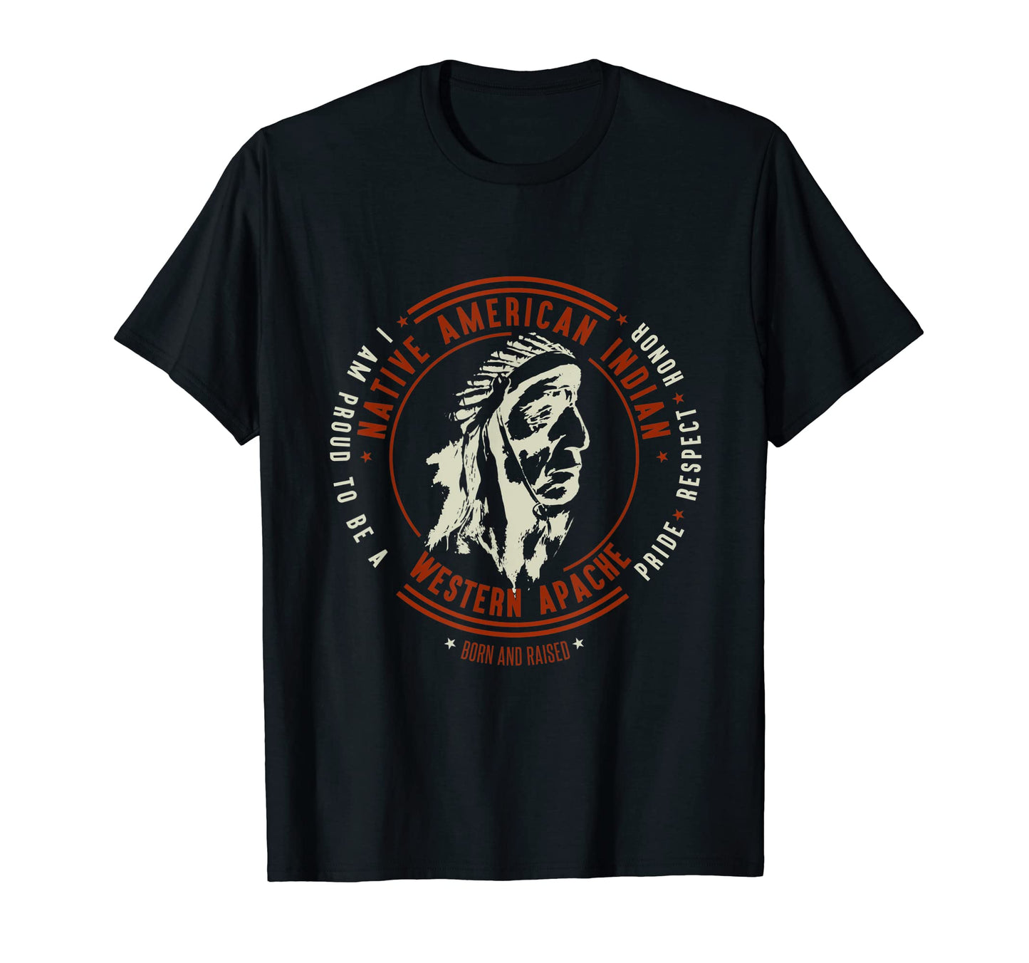 Western Apache Tribe Native American T-Shirt - Custom Art Print for Adults - T-Shirt, Sweatshirt, Hoodie
