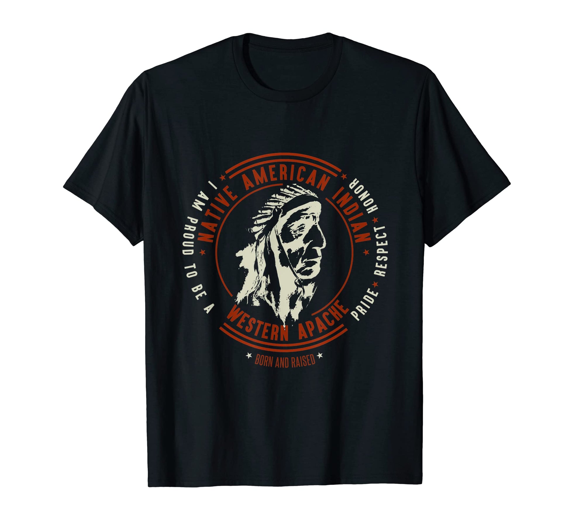Western Apache Tribe Native American T-Shirt - Custom Art Print for Adults - T-Shirt, Sweatshirt, Hoodie