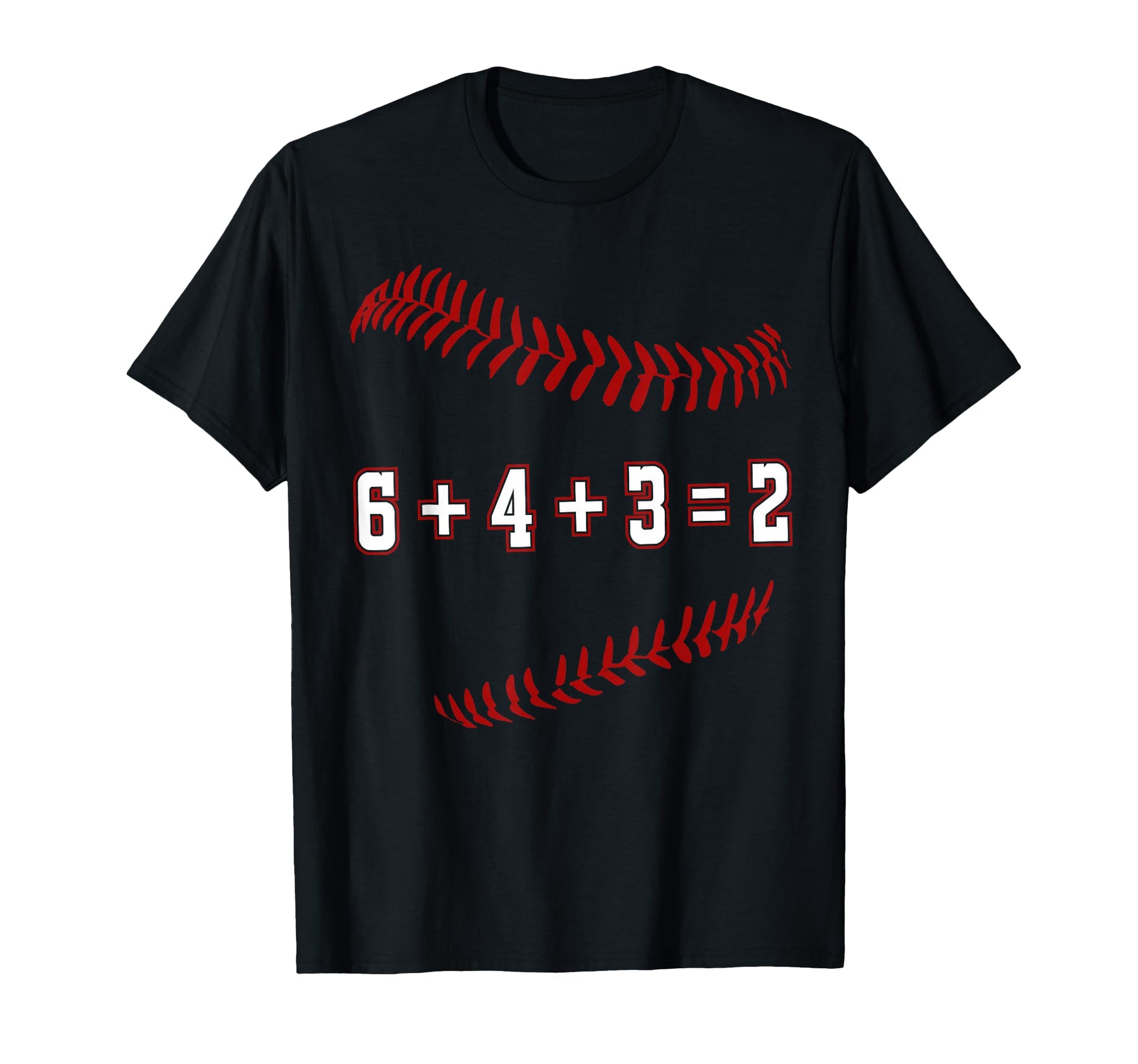 Funny Baseball Gift 6 4 3 2 Baseball T-Shirt - Minimalist Print Unisex - T-Shirt, Sweatshirt, Hoodie