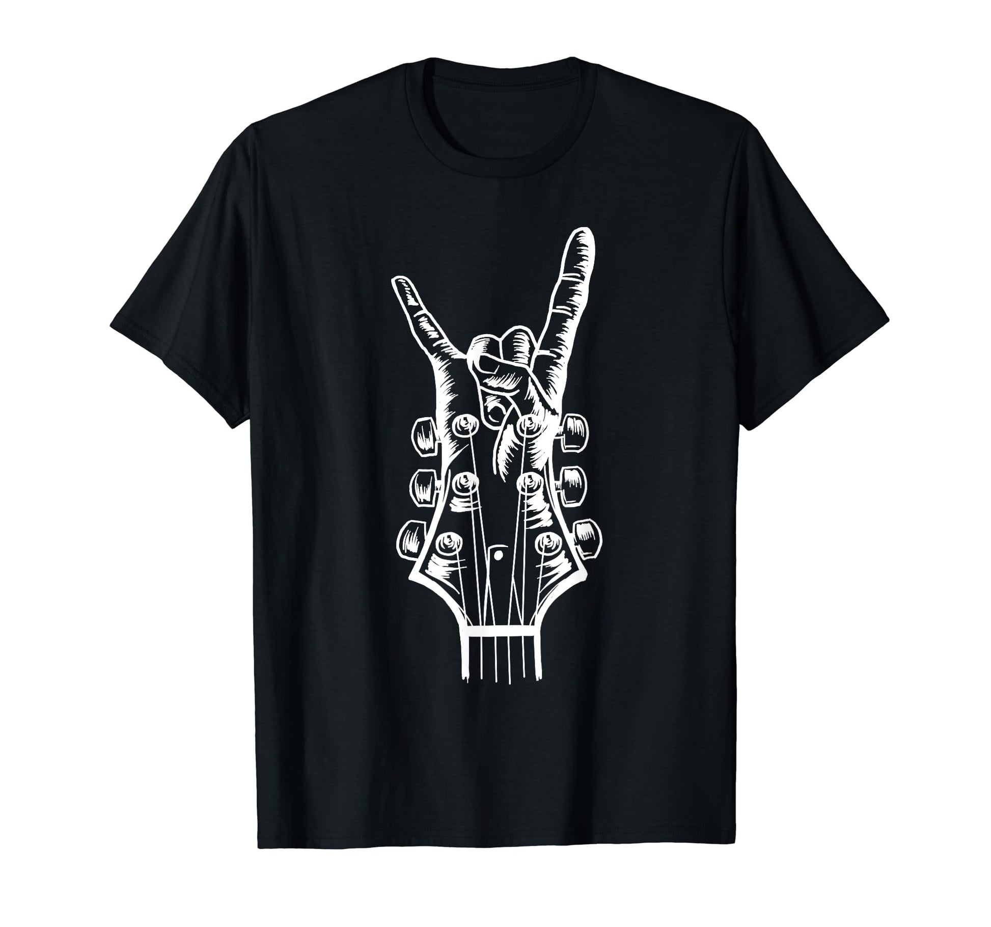 Acoustic Guitar Rock Hand Music T-Shirt - Novelty Apparel Men Women - T-Shirt, Sweatshirt, Hoodie