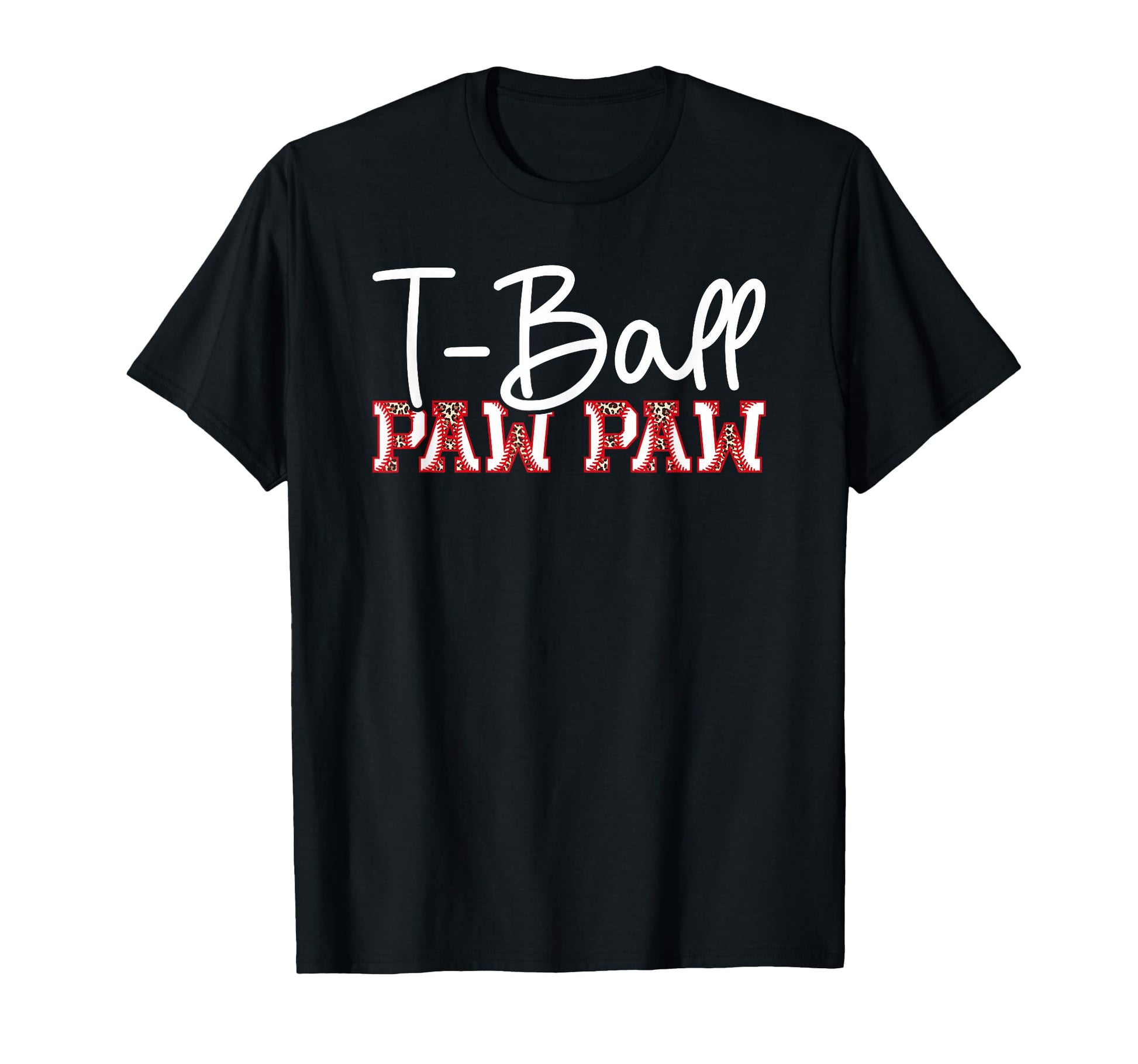 T Ball Paw Paw Leopard Baseball T Ball T-Shirt - Aesthetic Graphic Unisex - T-Shirt, Sweatshirt, Hoodie
