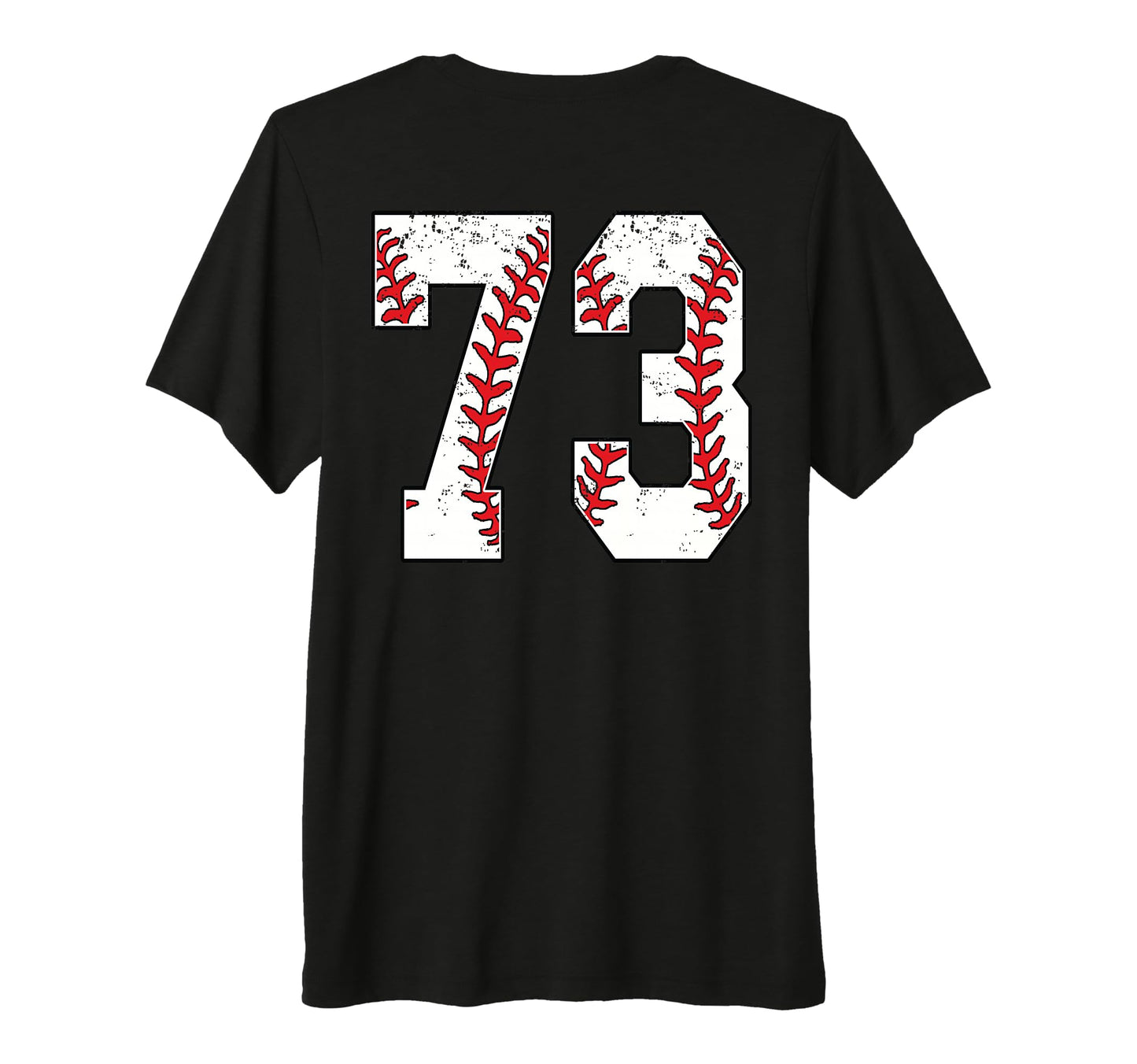 Number 73 Baseball Jersey Number 73 Back T-Shirt - Trendy Graphic Unisex - T-Shirt, Sweatshirt, Hoodie