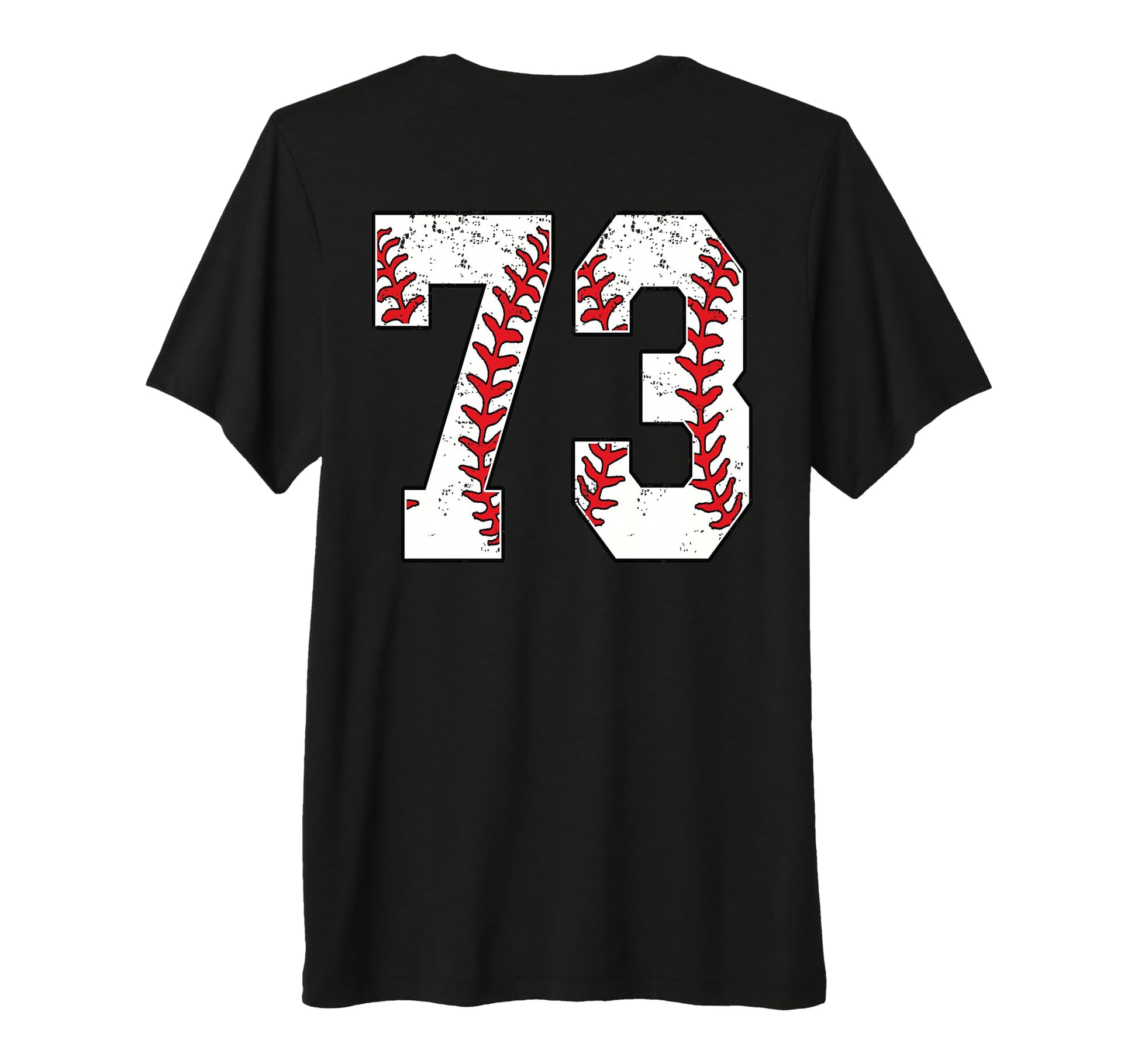 Number 73 Baseball Jersey Number 73 Back T-Shirt - Trendy Graphic Unisex - T-Shirt, Sweatshirt, Hoodie