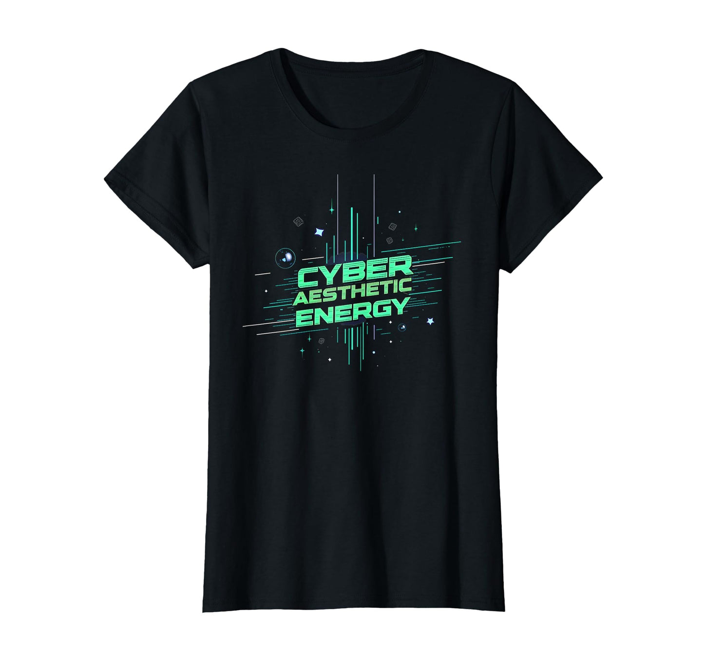 Cyber Aesthetic Energy Y2K Futuristic T-Shirt - Unique Graphic Men Women - T-Shirt, Sweatshirt, Hoodie